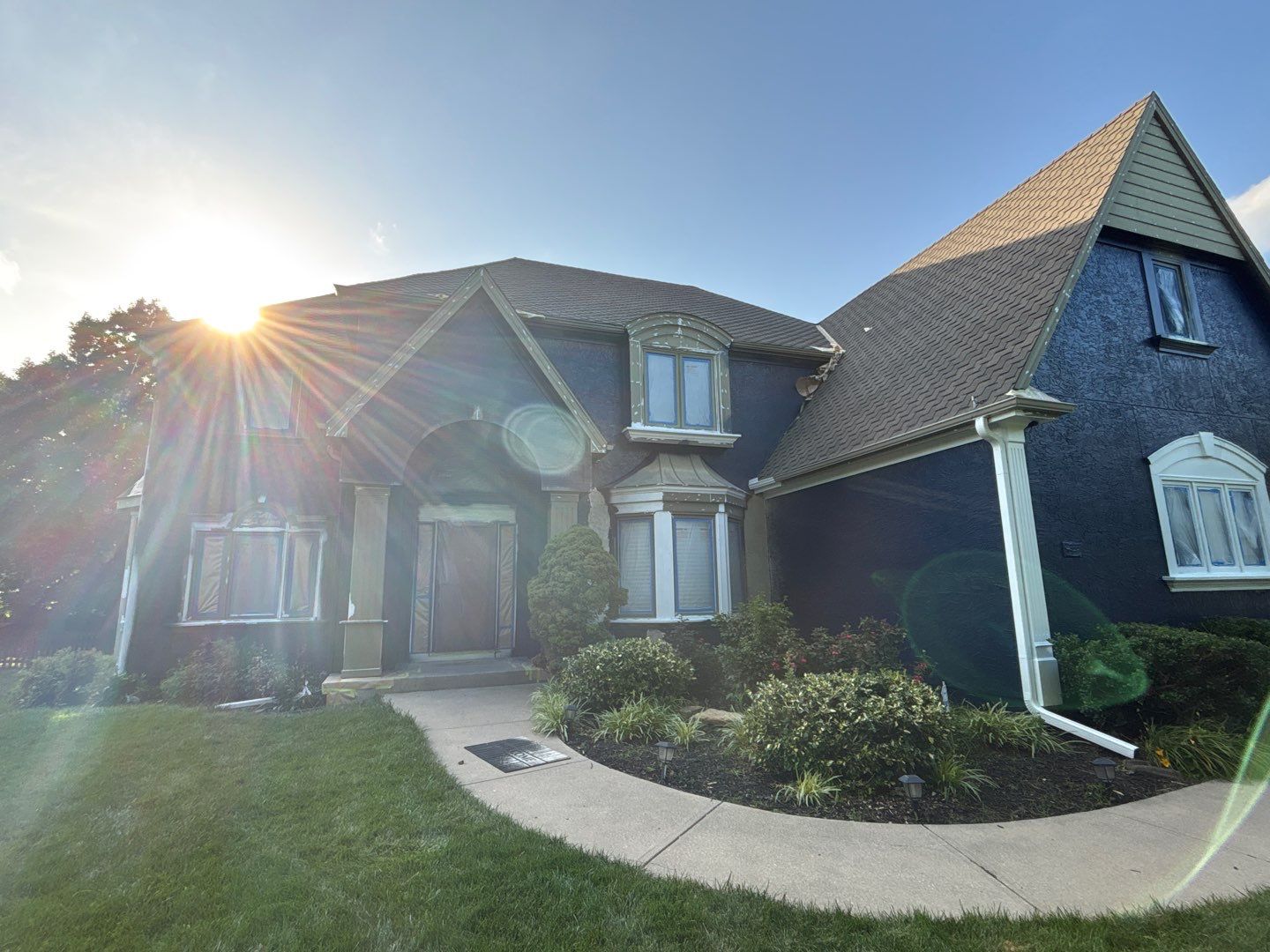 Exterior Painting and Extensive Wood Rot Repair in Overland Park by Cougar Painting