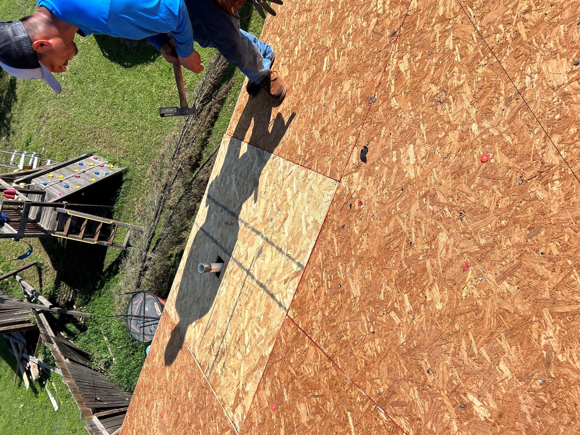 Residential Roofing Installation using Owen's Corning Duration (Lifetime) Shingles by Roof Repair Company