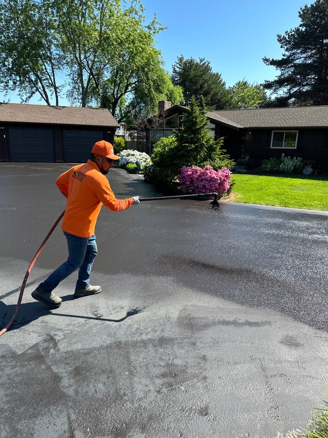 Mary | Sealcoating Driveway, Asphalt Project by Jireh Asphalt & Concrete Inc 