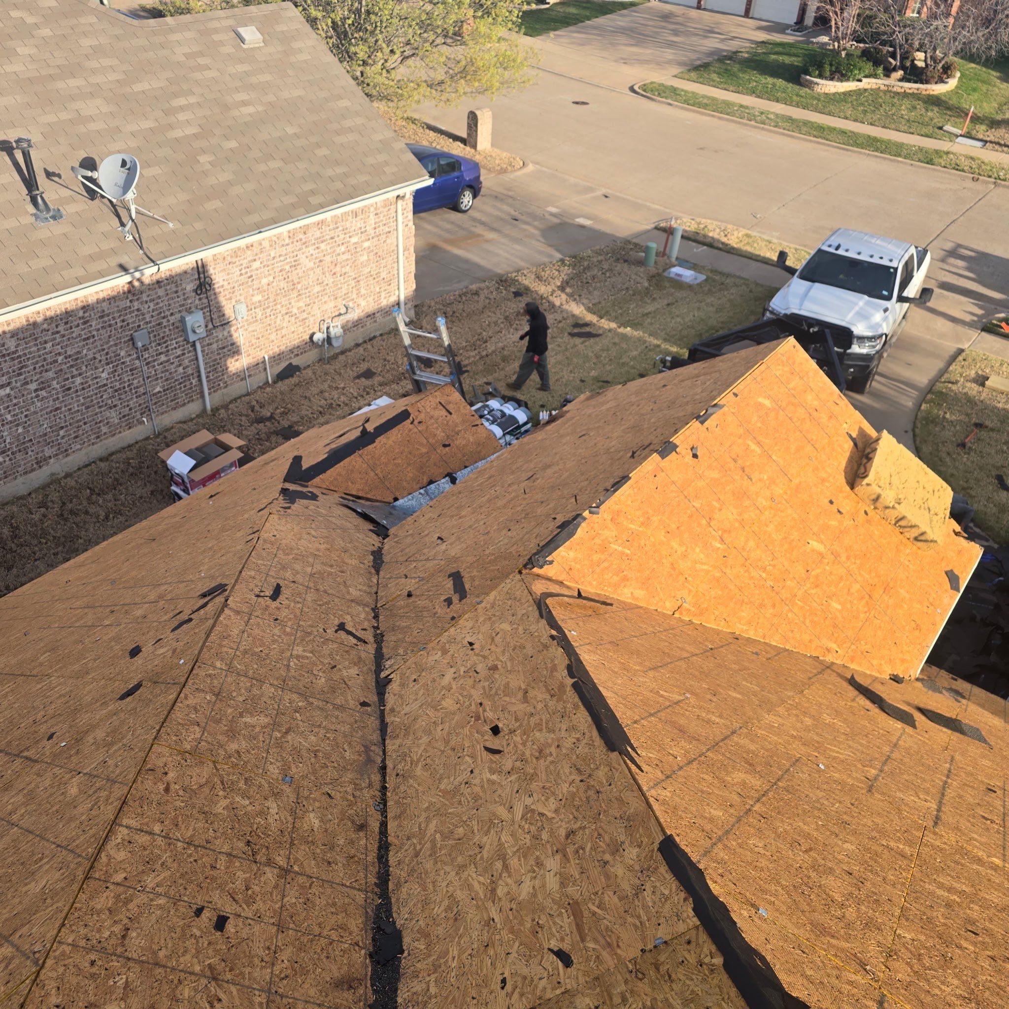 Residential Roofing Installation using Malarkey Vista AR by Harvey Roofing & Construction