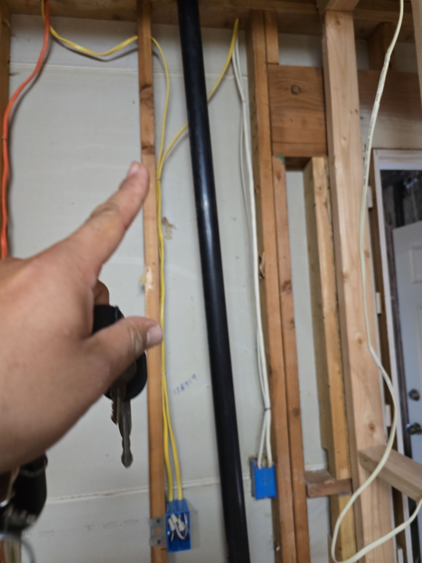 Installation of Vertical Black Piping by Us Plumbing