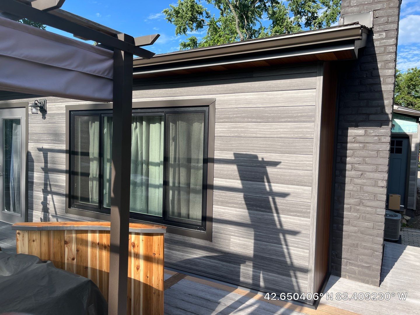 Siding Replacement using Alside Gray Oak by 180 Contractors