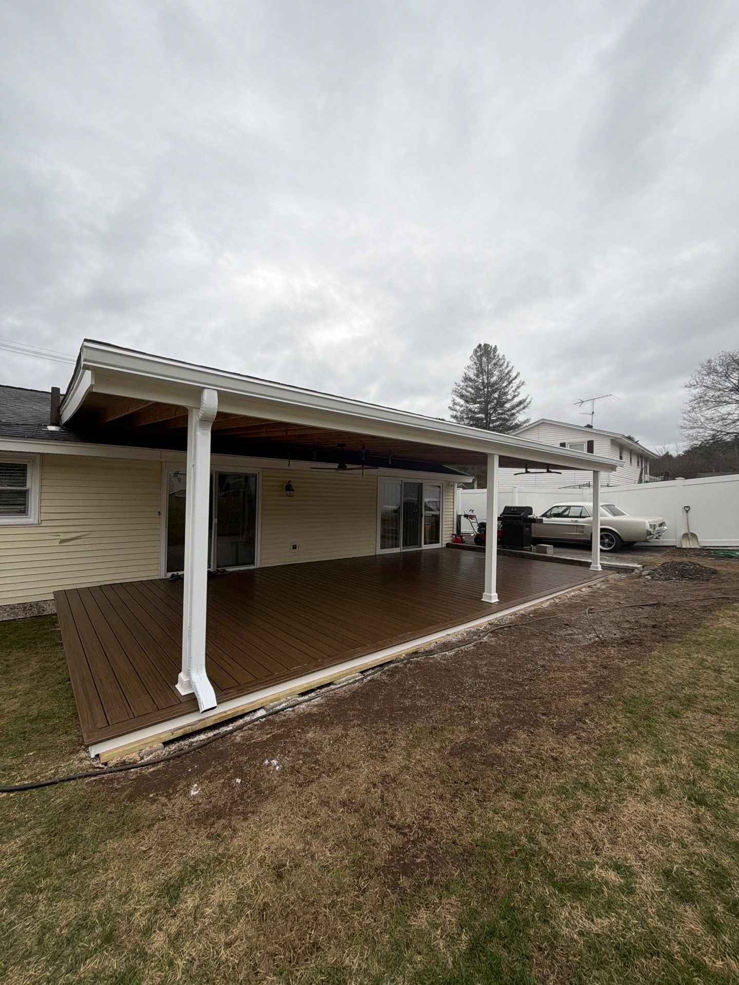 Composite Deck Installation in Hudson by UBrothers Construction