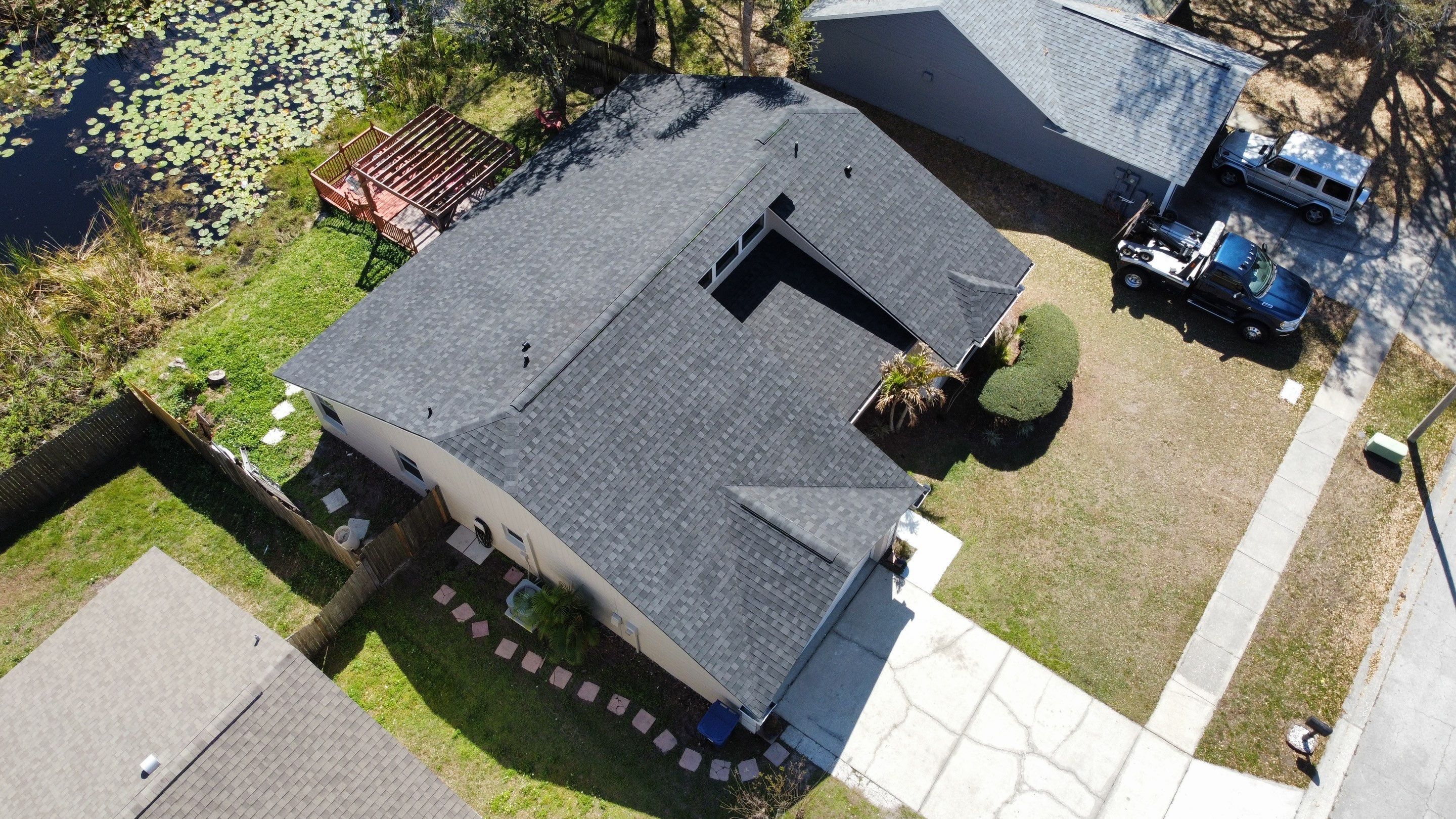 Roof Replacement in Lutz, FL. by Steadfast Roofing