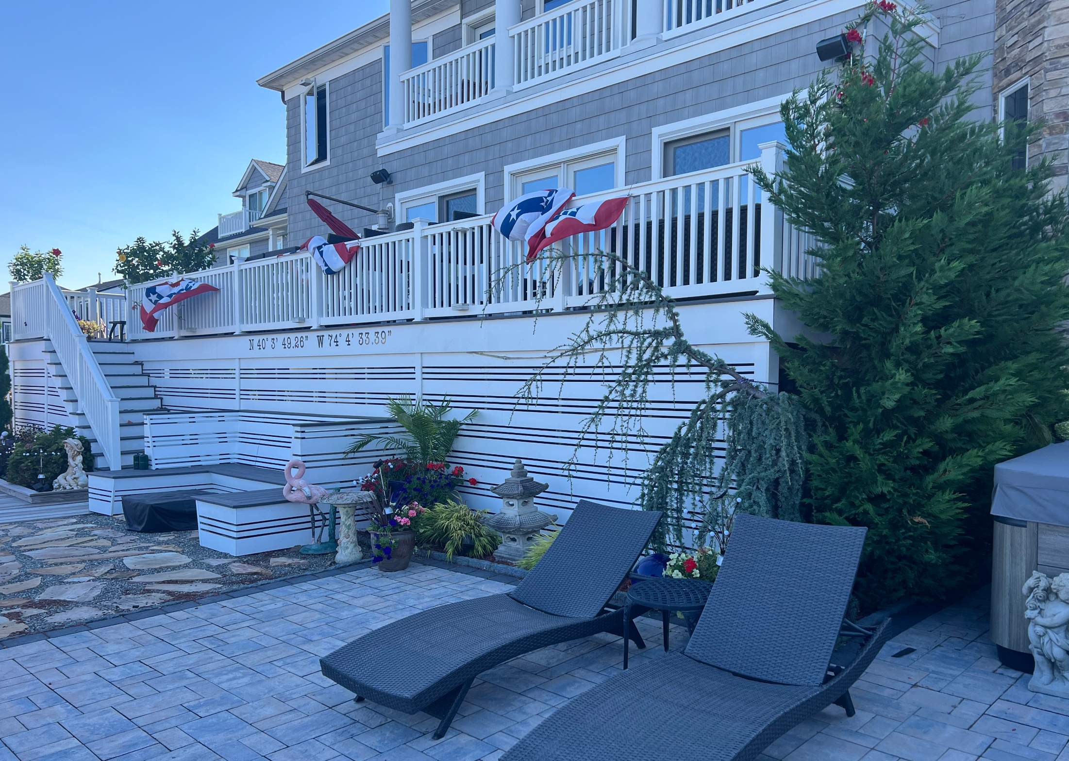 New Deck using Deckorators Venture - Color Saltwater by deck guardian