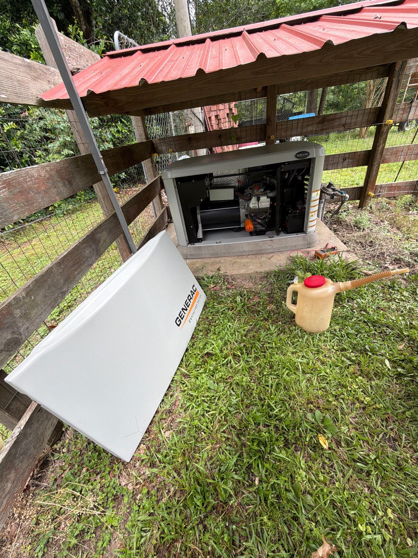 Residential Generac Standby Generator Preventative Maintenance in Conroe, Texas by GenTex Elite Services