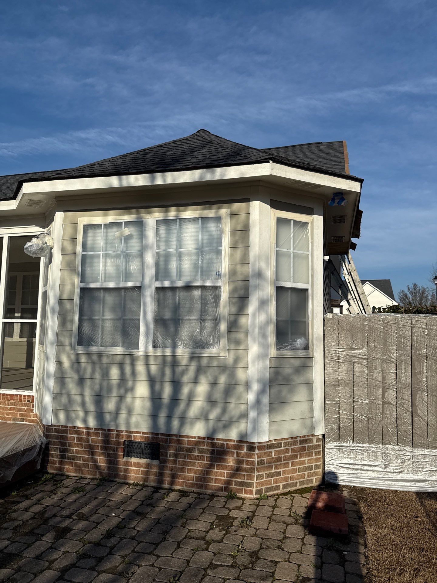 New windows and Exterior Paint by Karcher Roofing & Construction