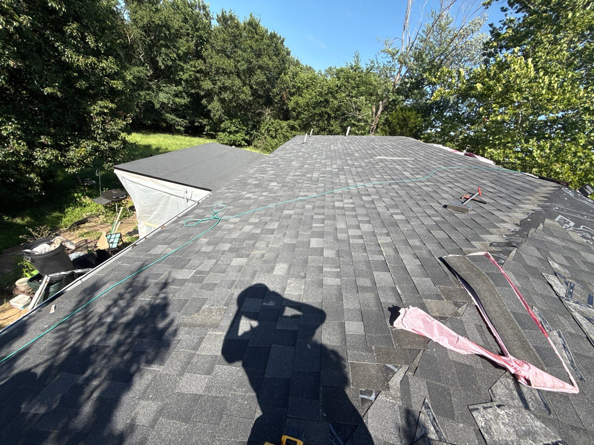 2 layers tear off & installation of new architectural shingles. by In & Out Construction & Remodeling, LLC