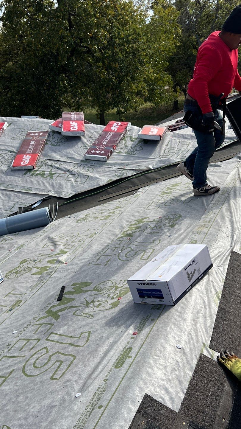 Residential Roofing Installation using GAF Natural Shadow  by A & H Roofing and Contracting