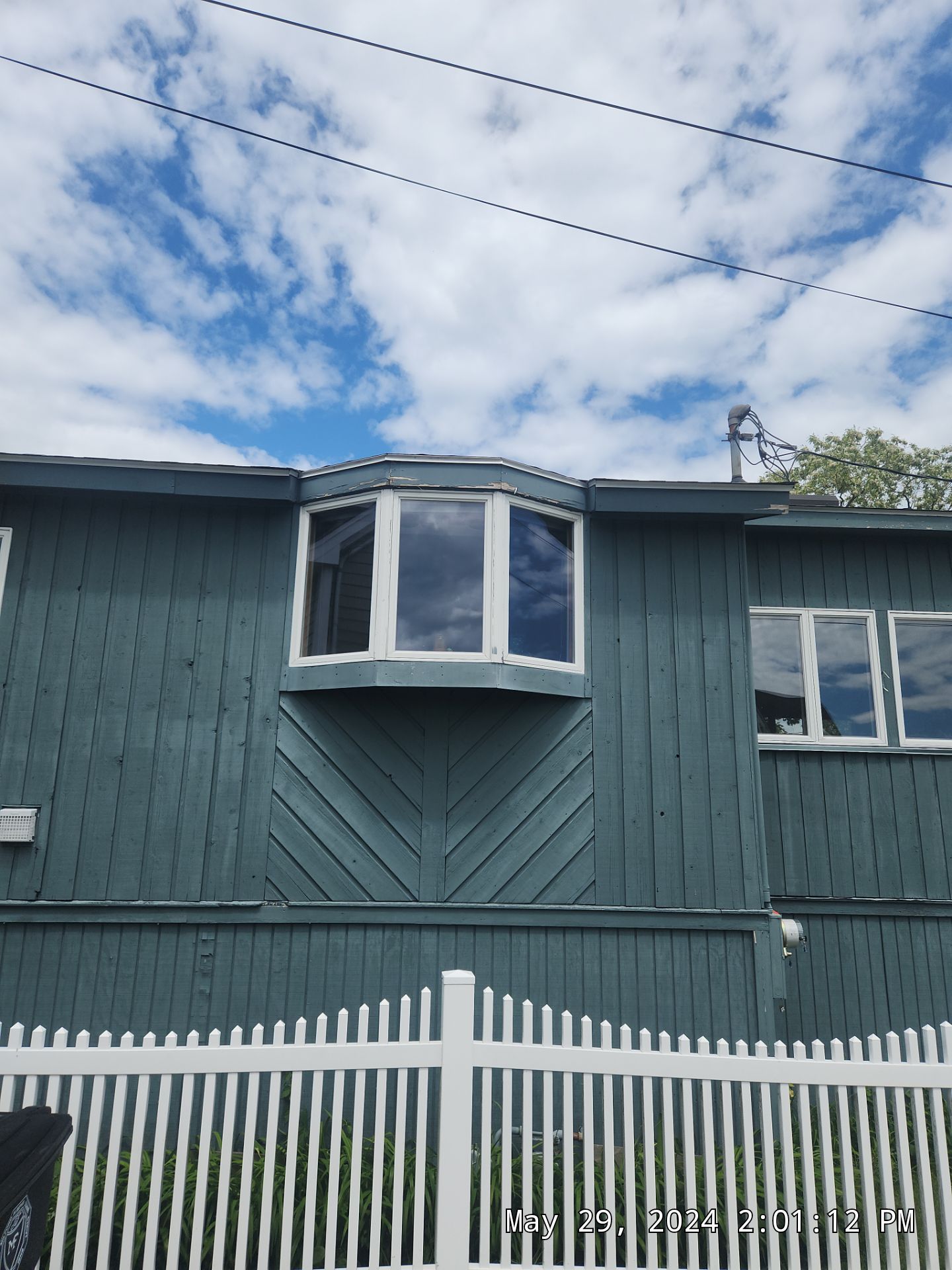 Siding Repair using New wood siding using T1-11 by A Plus Exterior