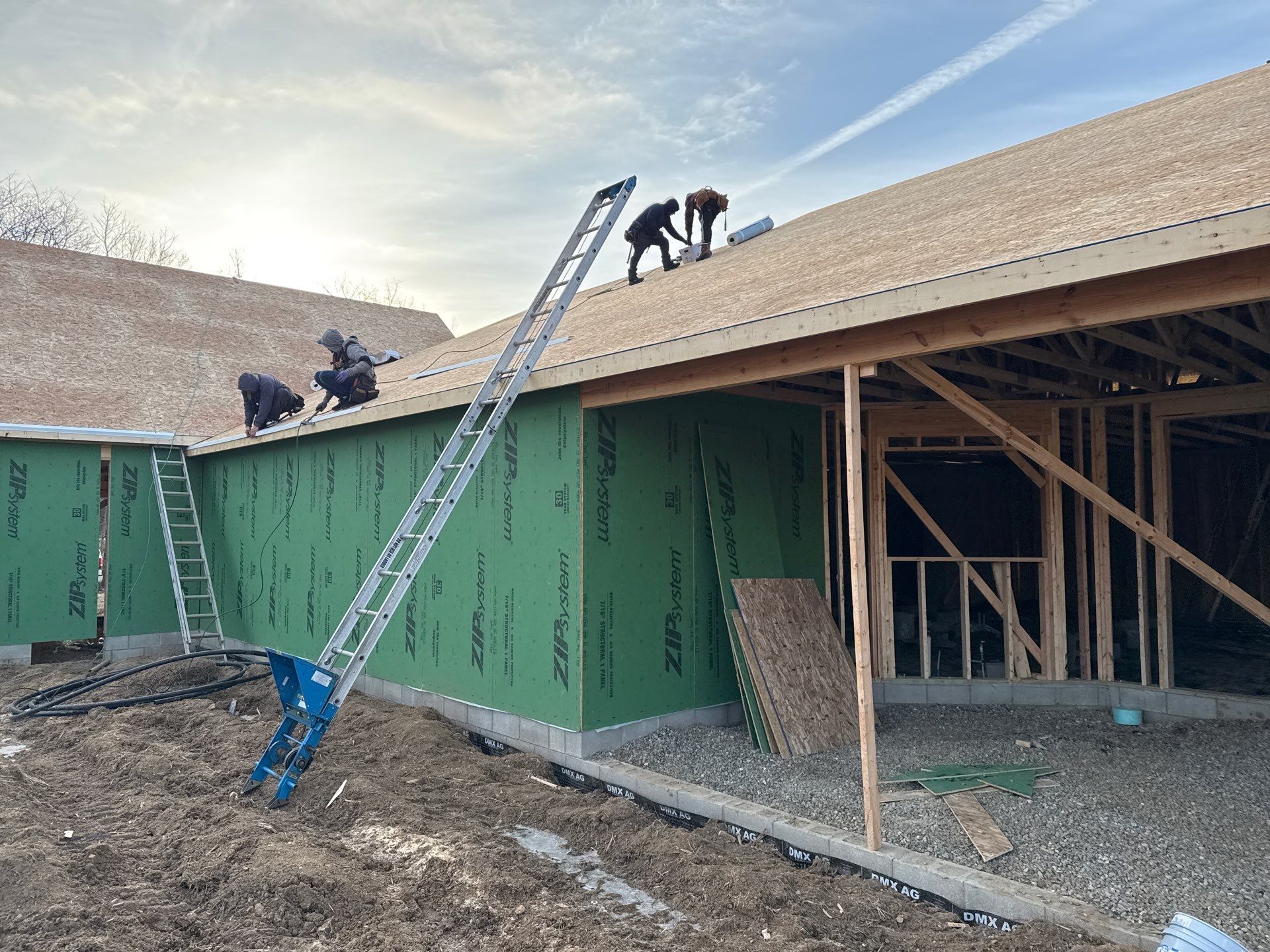 Residential Roofing Installation using Timberline HDZ Shingles - Williamsburg Slate by RoofX 