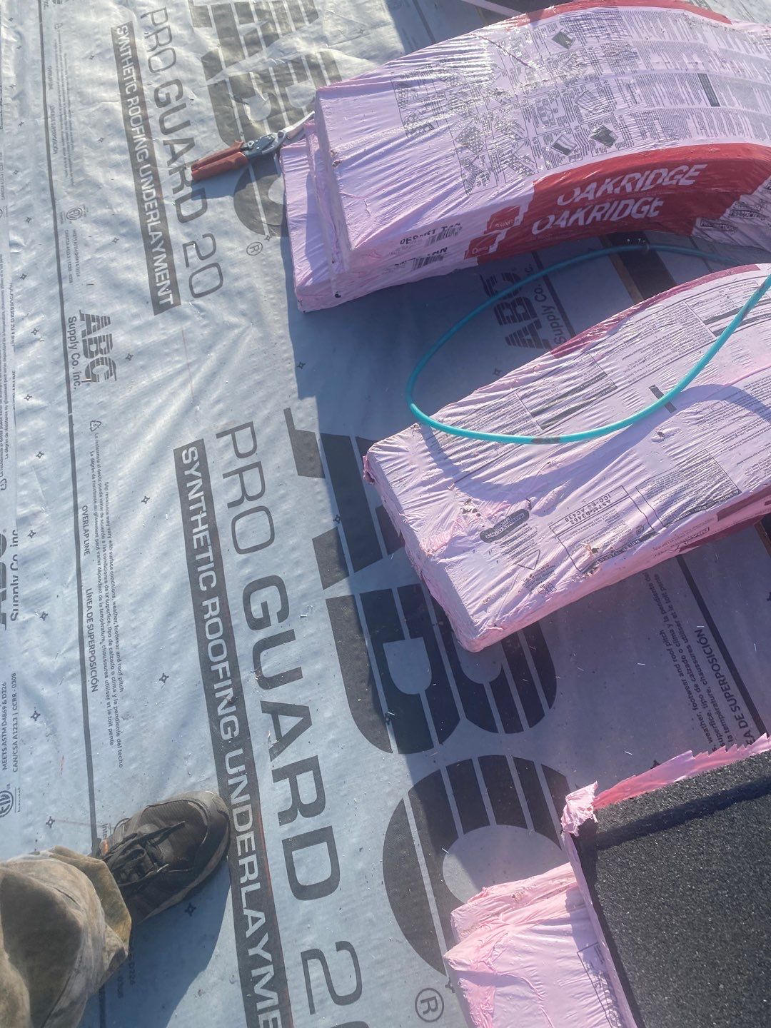 Residential Roofing Installation using Owens Corning Oakridge, Desert Tan by Absolute Roofing and Construction