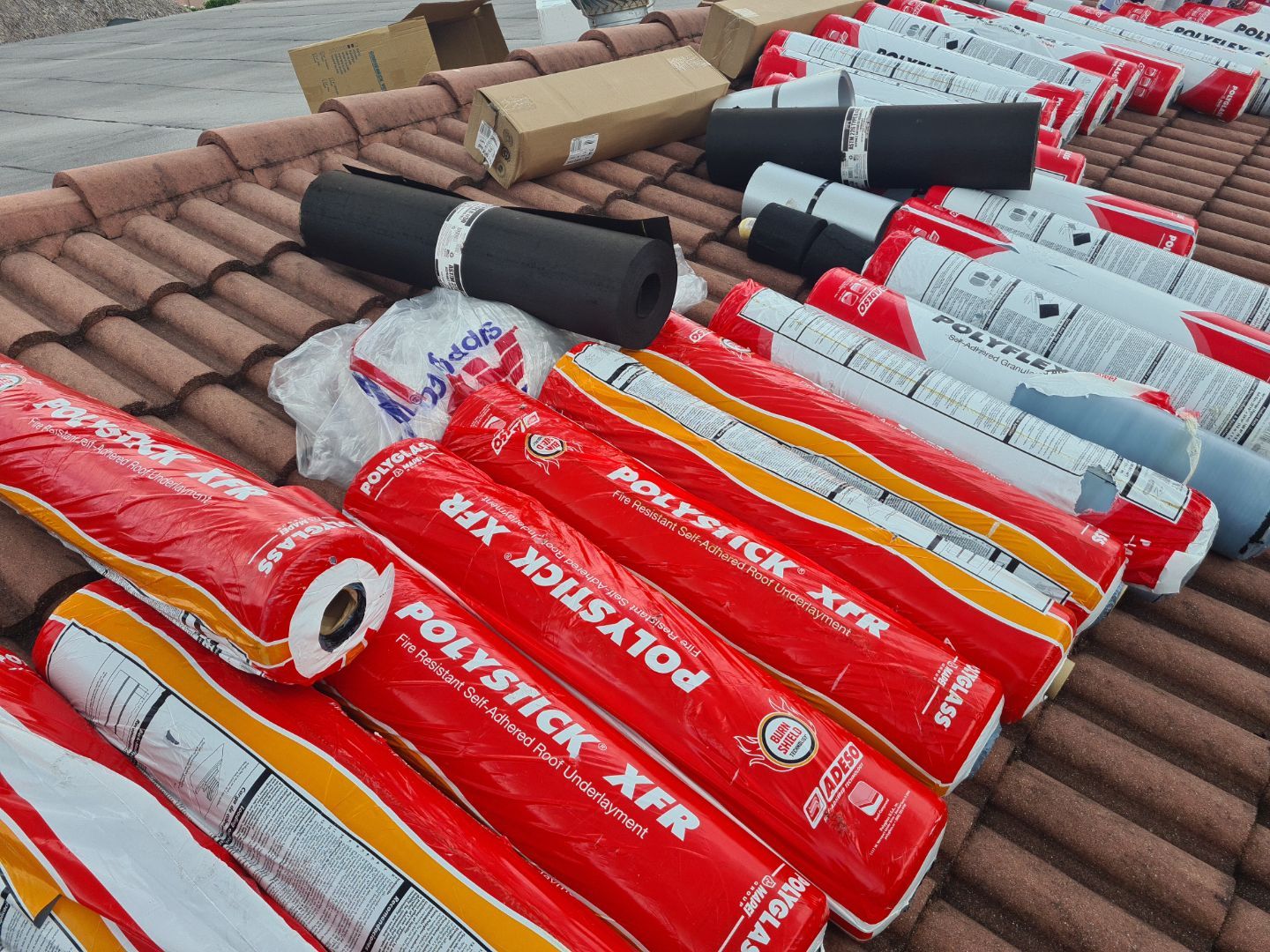 Residential Roofing Installation using 1" Nail strip metal roof by BLUES BROTHERS ROOFING