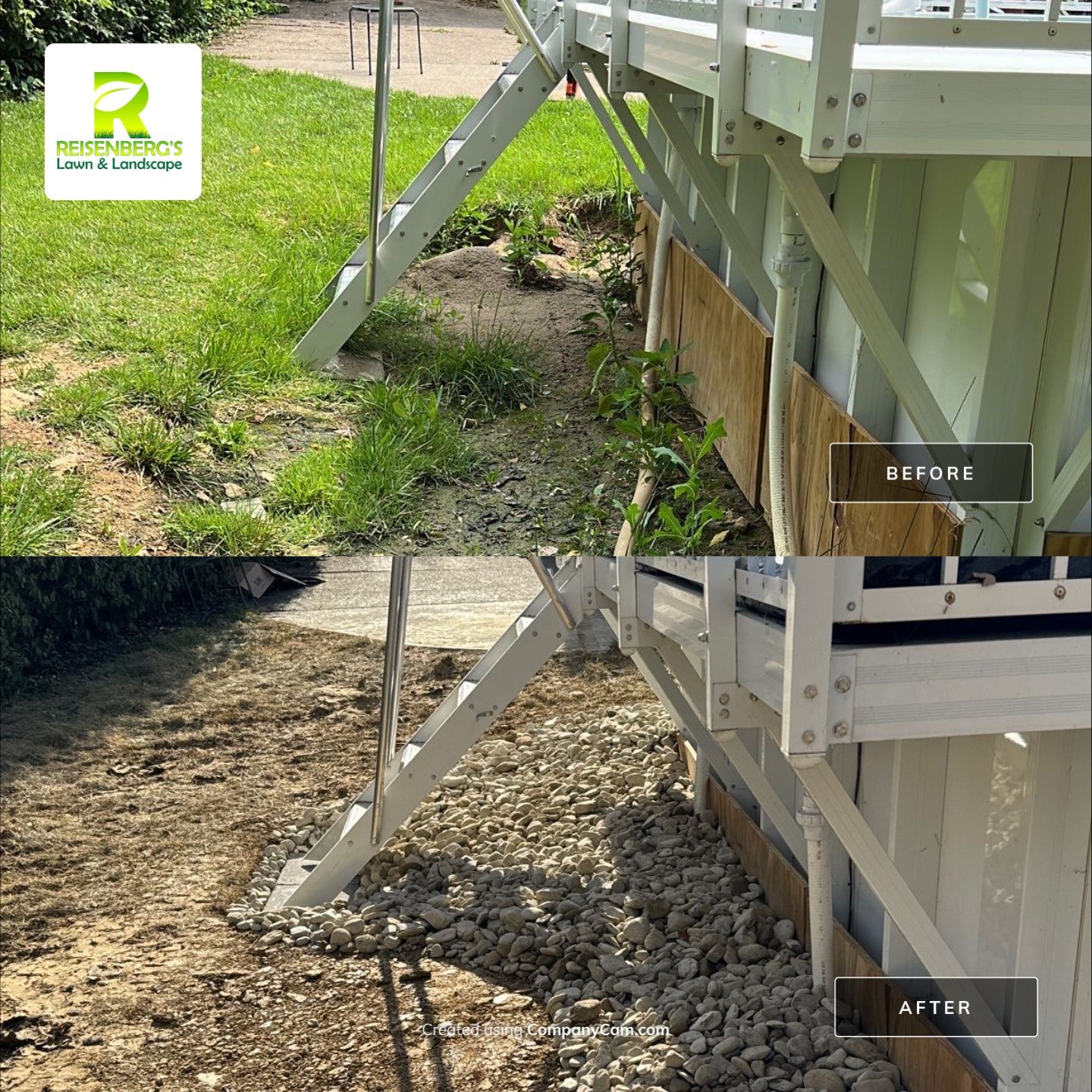 Pool Backfill, Grading, and Decorative Gravel Installation by Reisenberg’s Lawn & Landscape, LLC