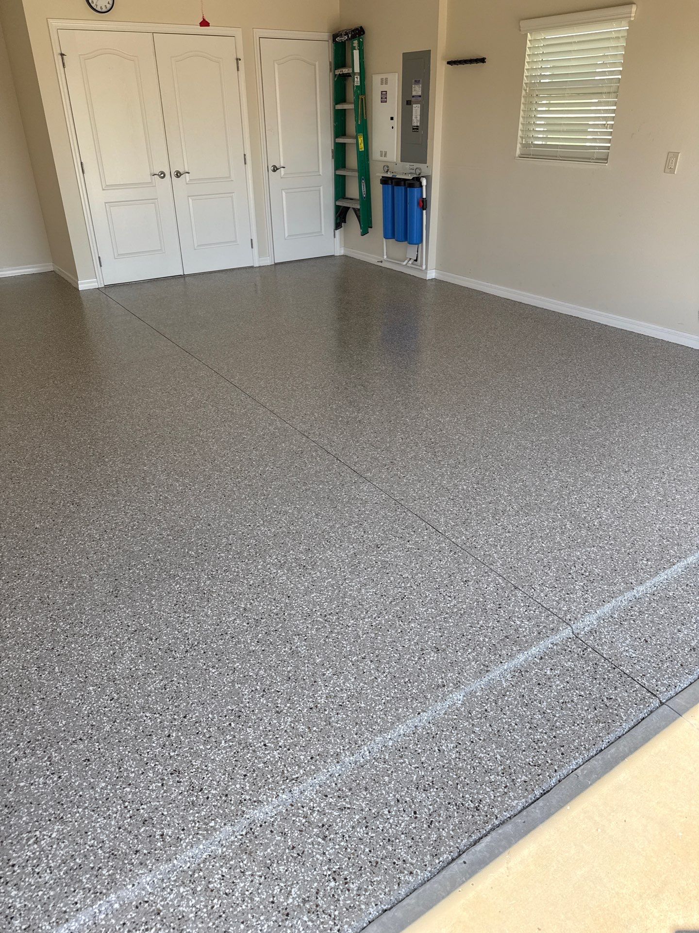 Garage Pebble Beach by Innovative Concrete Coatings 