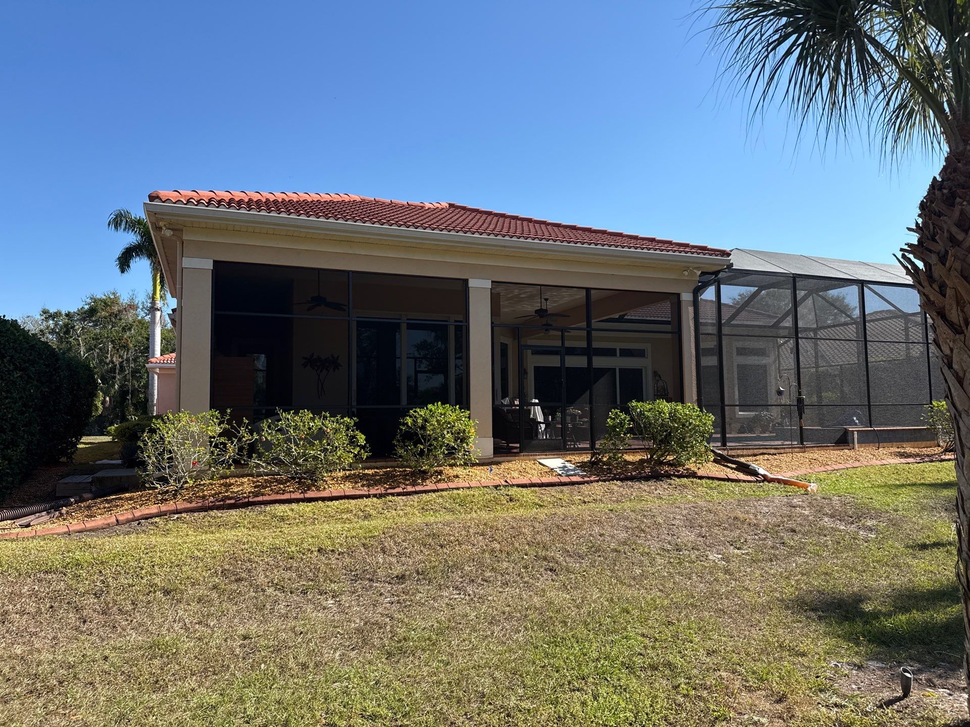Tile Roof Cleaning & Oil Stain Removal | Tara River Place, Bradenton FL by Sunshine AquaWash