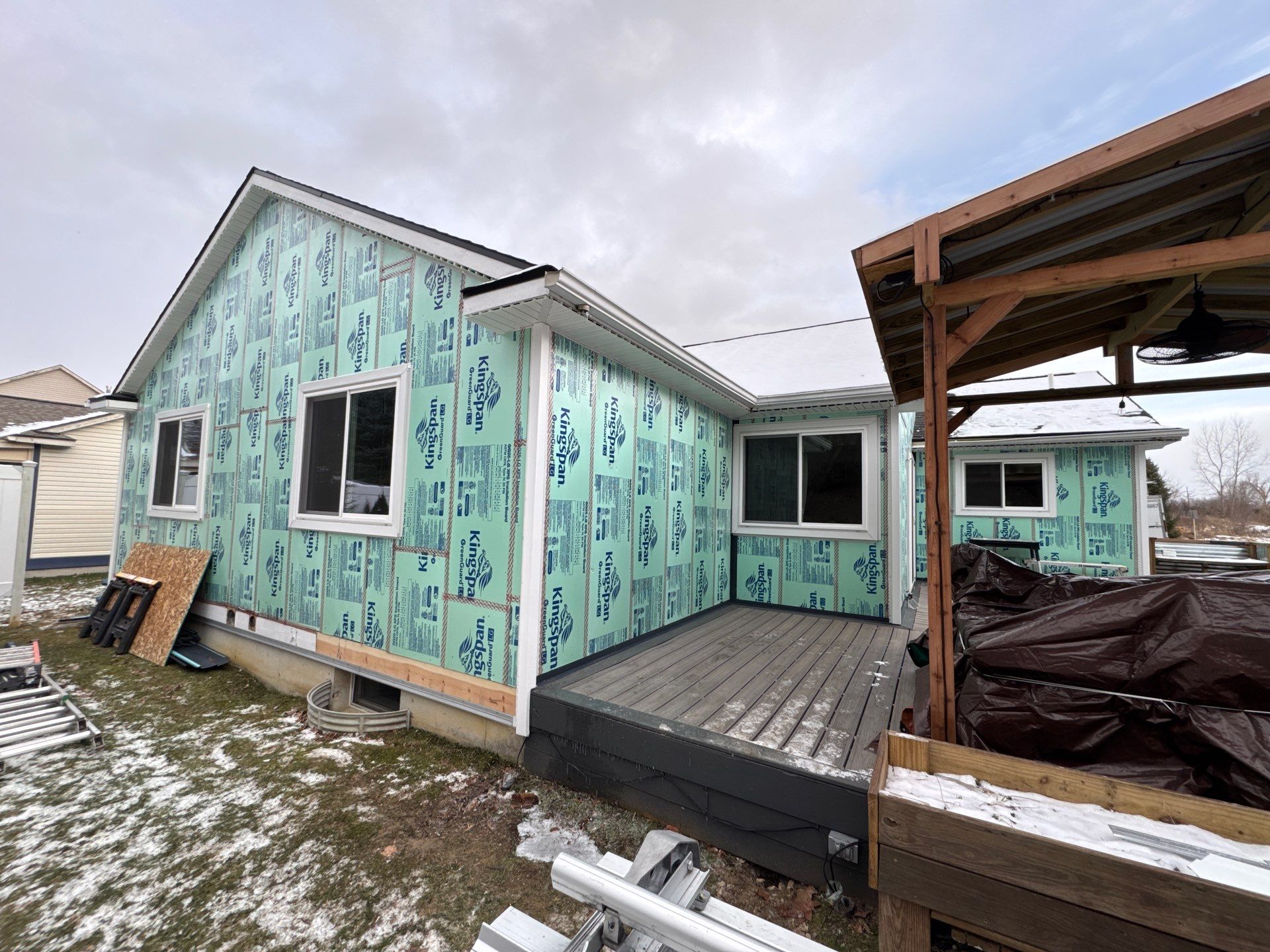 Siding Replacement using Alside Charter Oak D4.5" Riveria Dusk by 180 Contractors