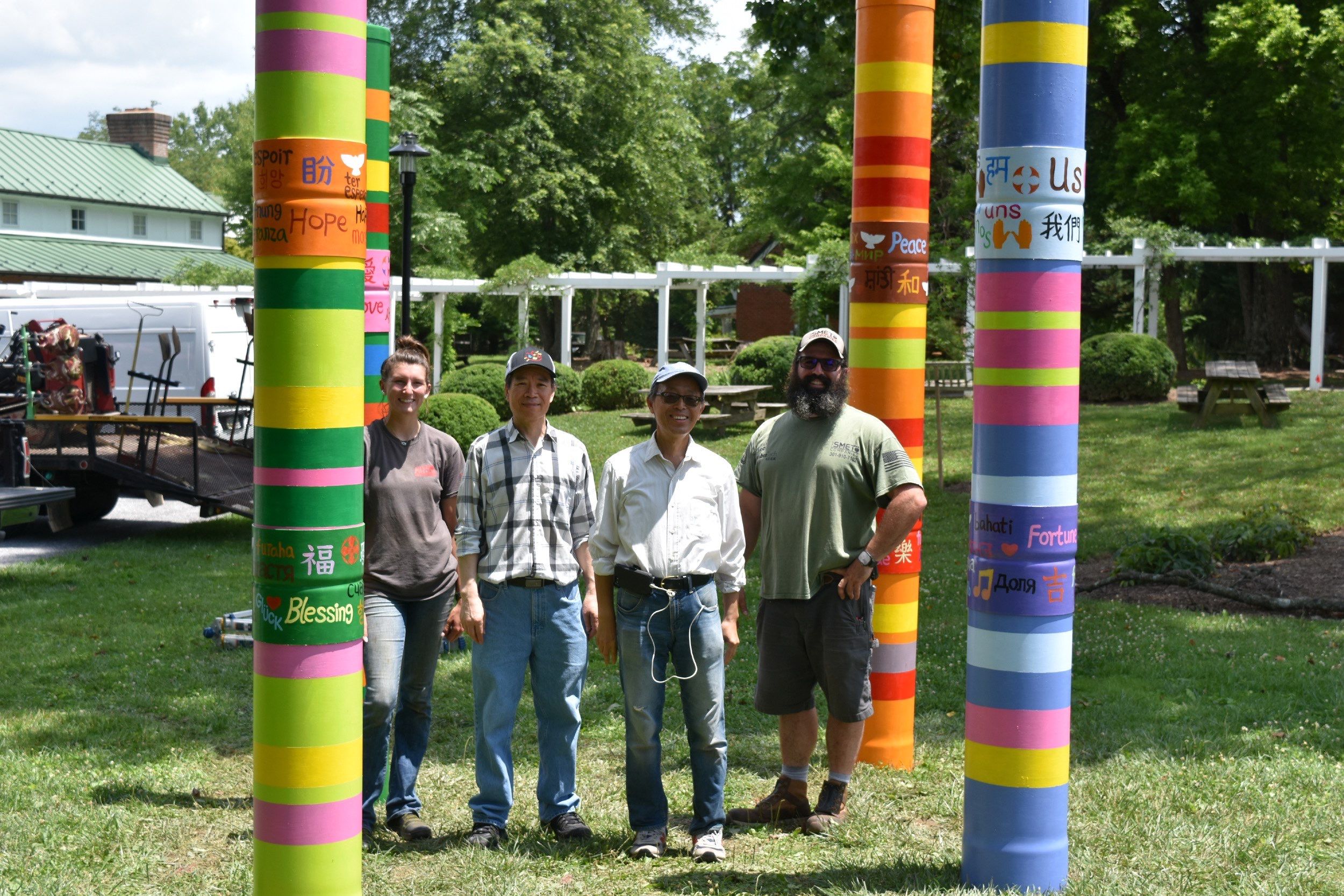 Indoor & Outdoor Art Installation by The Smet Companies, LLC
