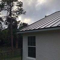 24ga 1.5" Mechanical Seam Mansard Brown  by Total Roofing System The Metal Roof Experts