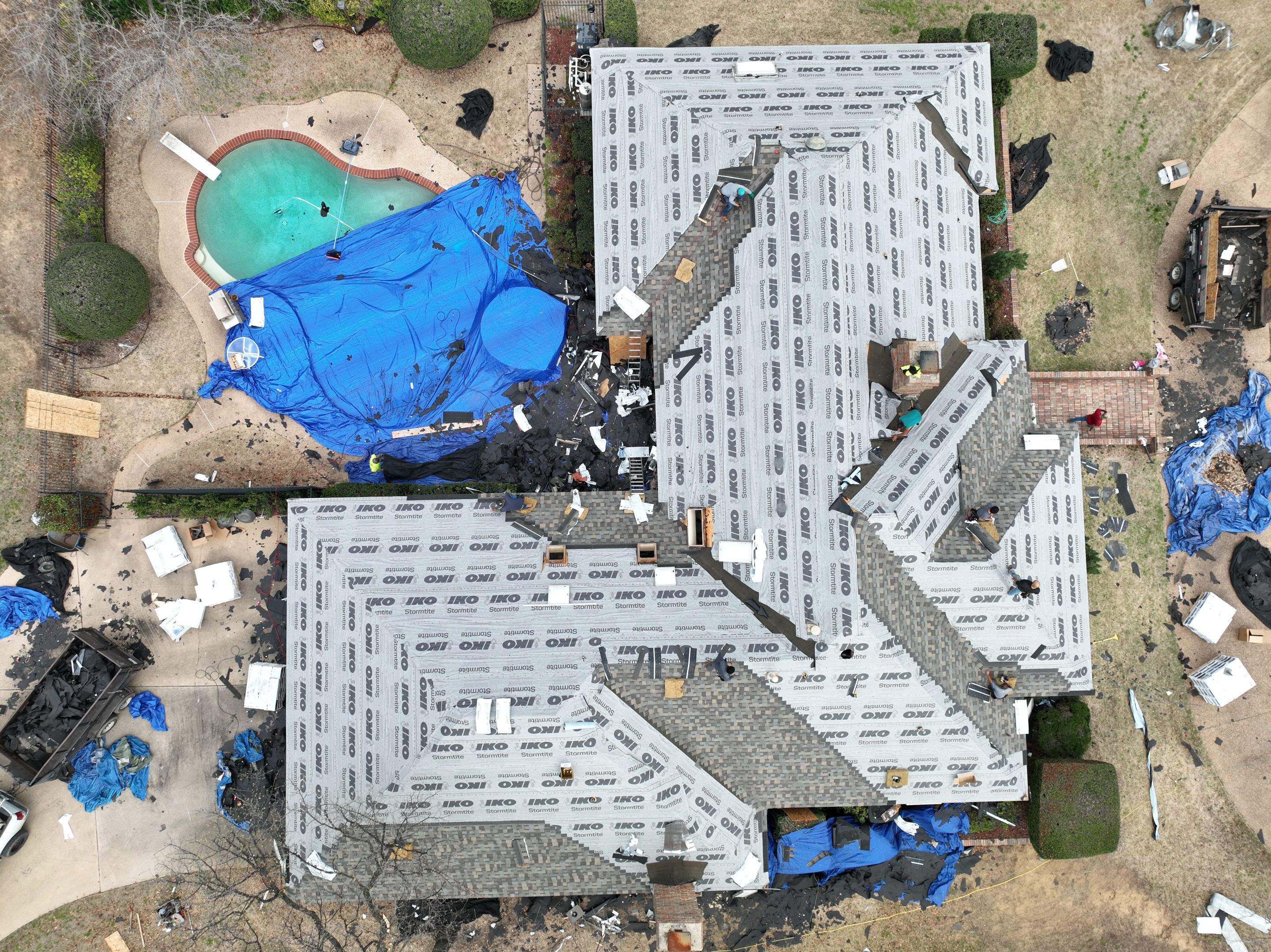 Residential Roofing Installation using Iko Nordic by Becker Roofing and Exteriors
