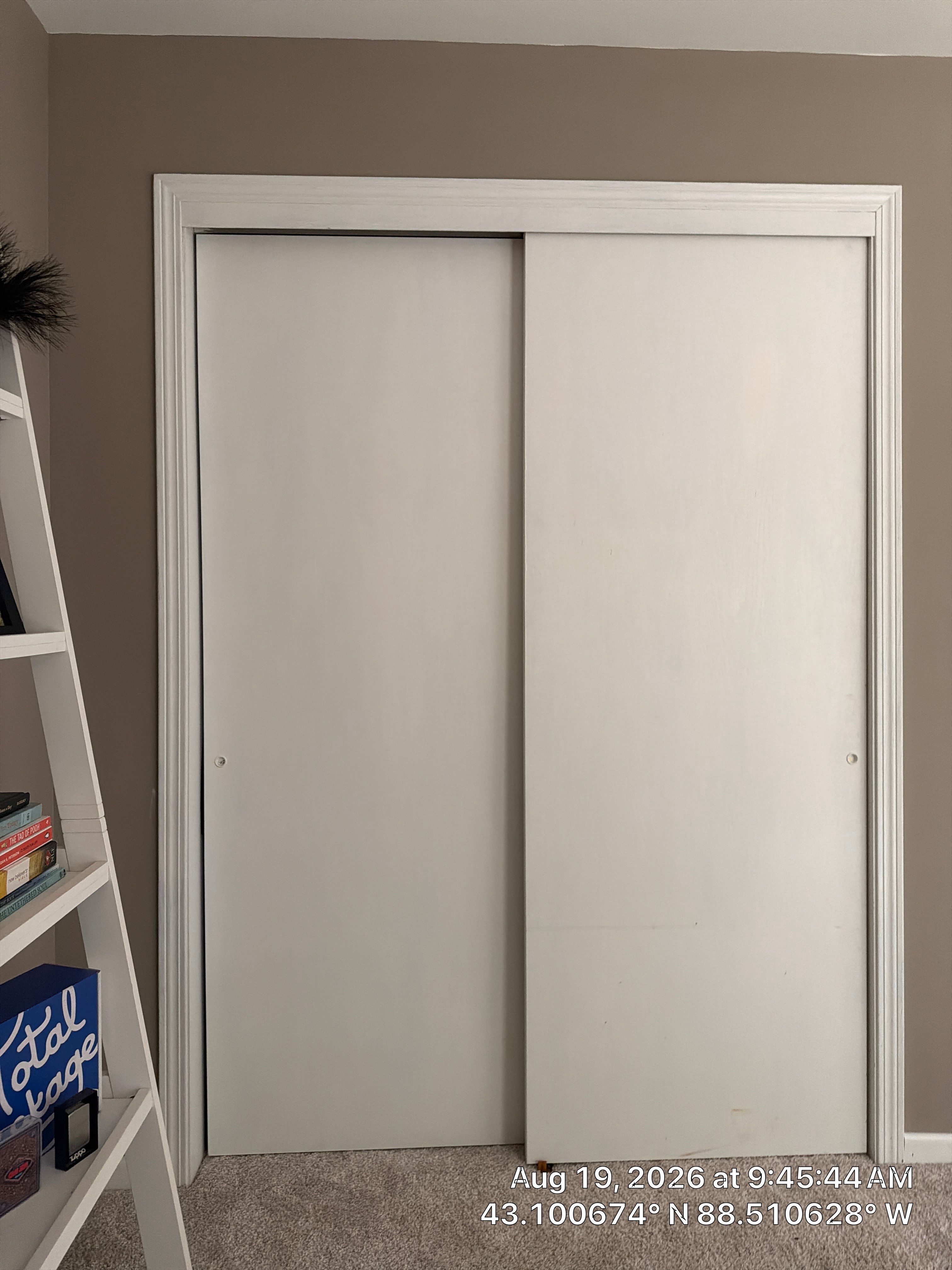 Custom Interior Closet Door Installation in Oconomowoc Home by CompanyCam Sales Demo