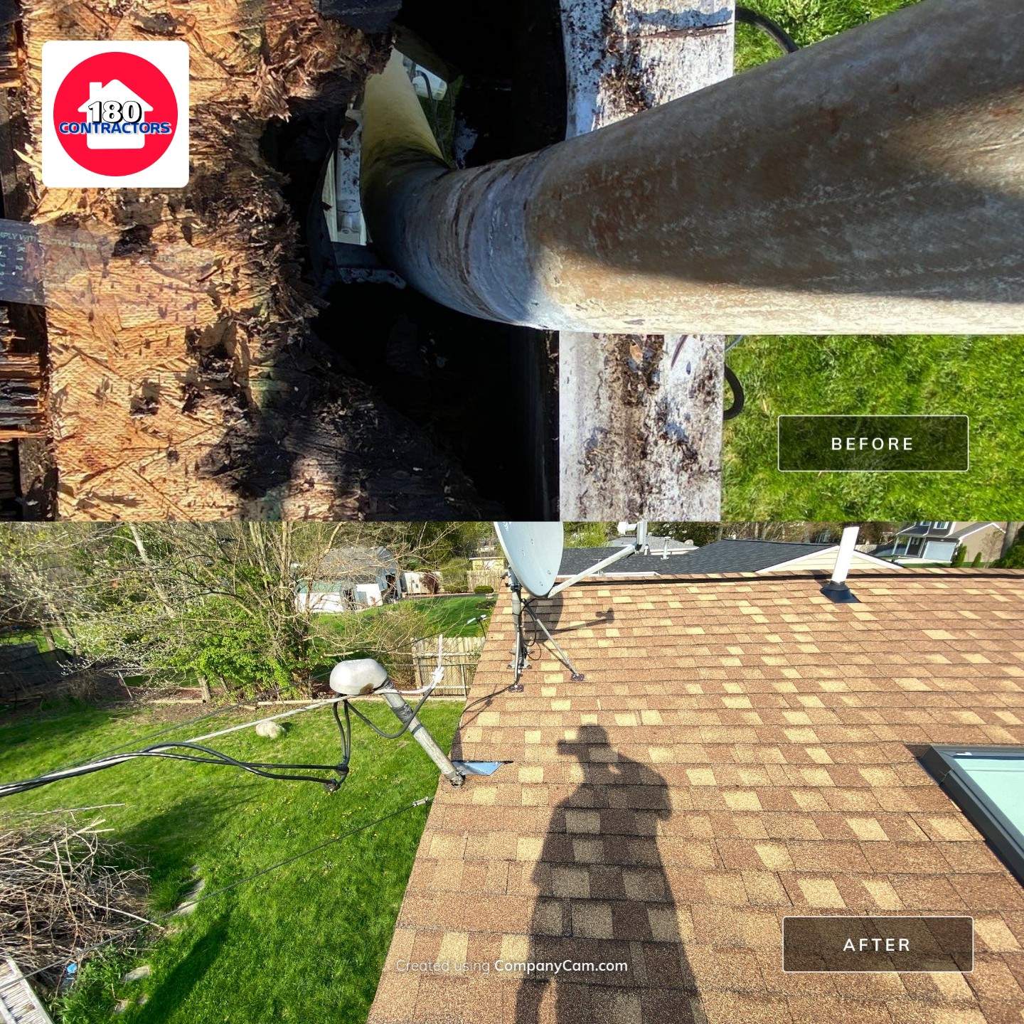 Roof Replacement using CertainTeed Landmark by 180 Contractors