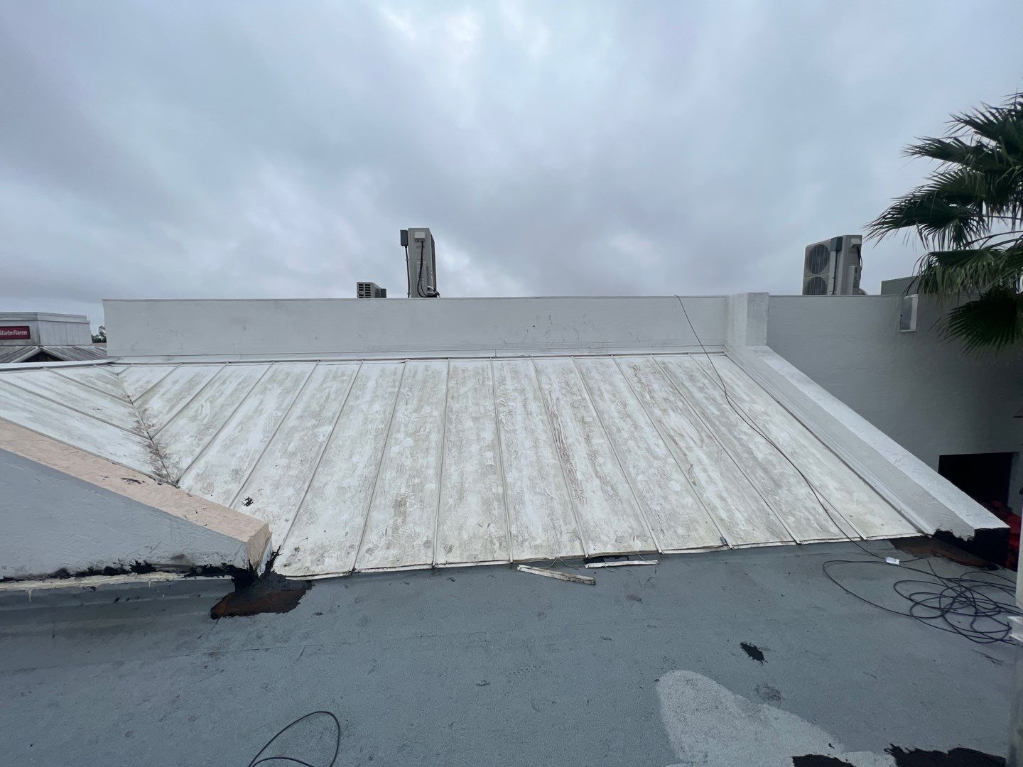 Commercial Roofing Repair using Roof Sealant by Four Peaks Roofing