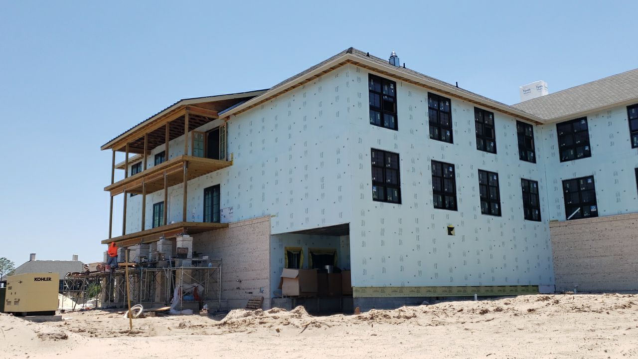 Half-Round Gutters for Coastal Homes in Panama City Beach FL by Gutter Professors