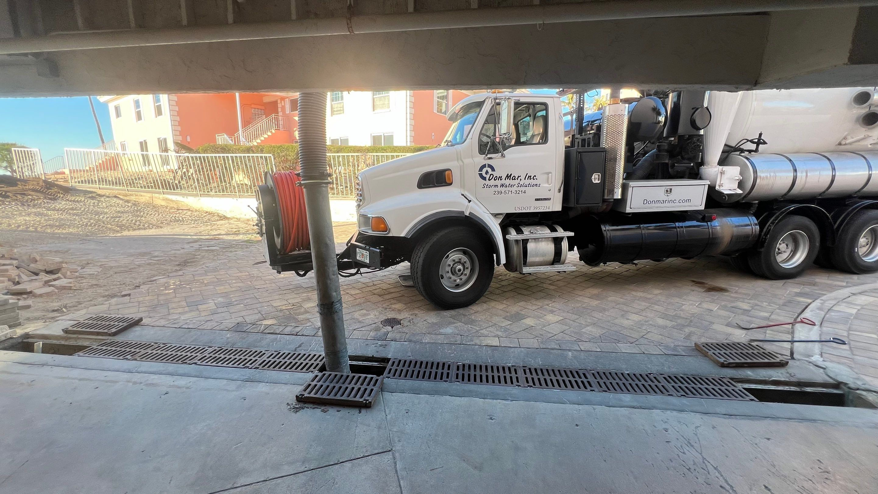 Naples Condo Complex Stormwater System Maintenance and Hurricane Cleanup by Don Mar, Inc. Storm Water Solutions