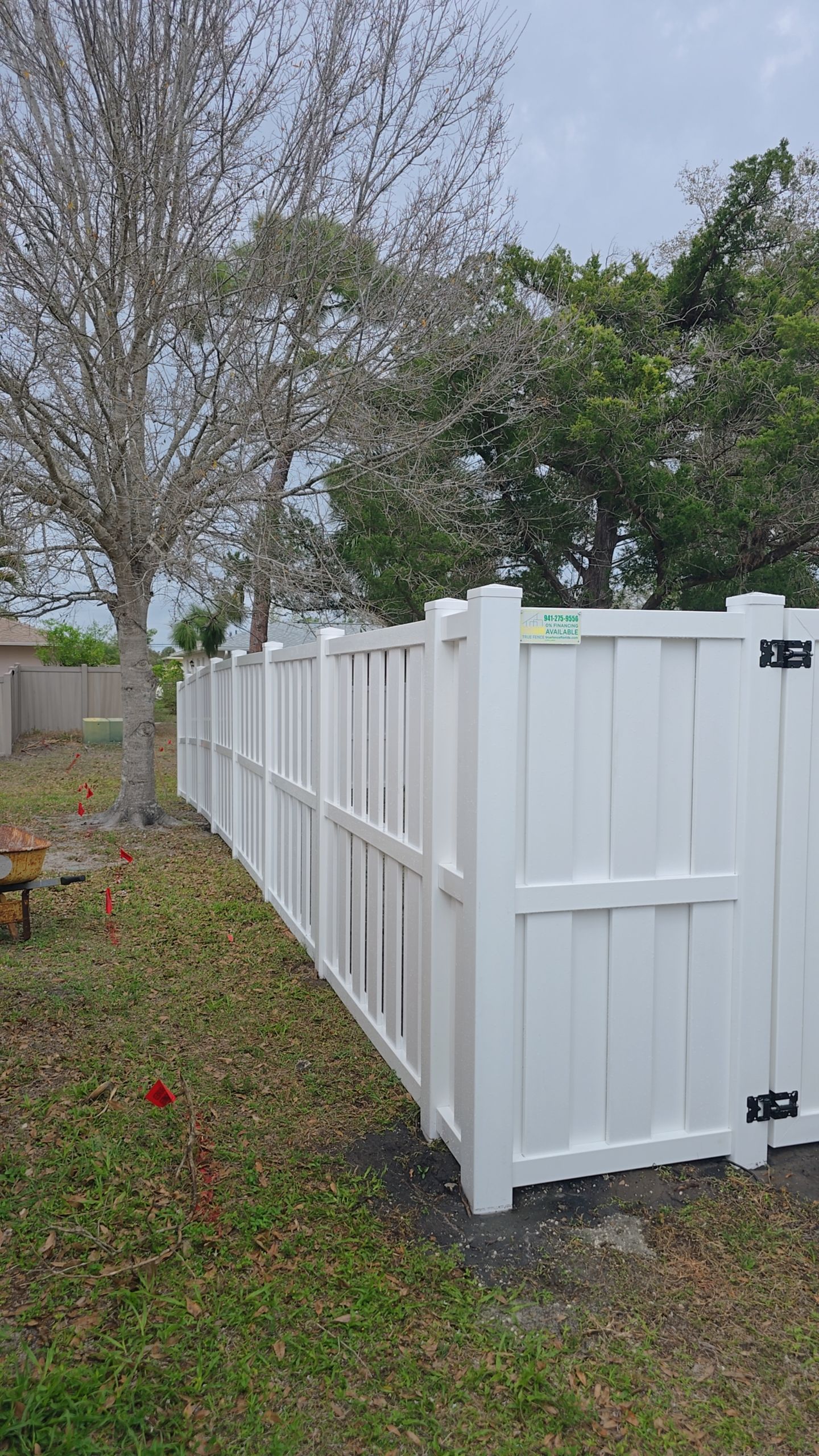 Vinyl Shadowbox Installation in Venice by True Fence LLC