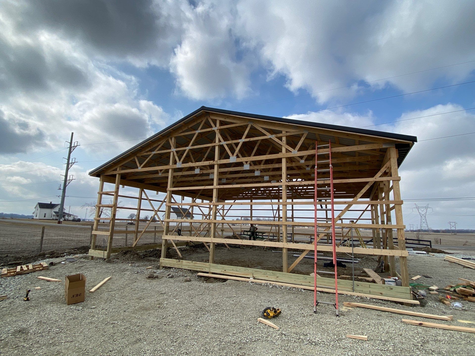 40'x40'x12' Garage by The Barn Builders 
