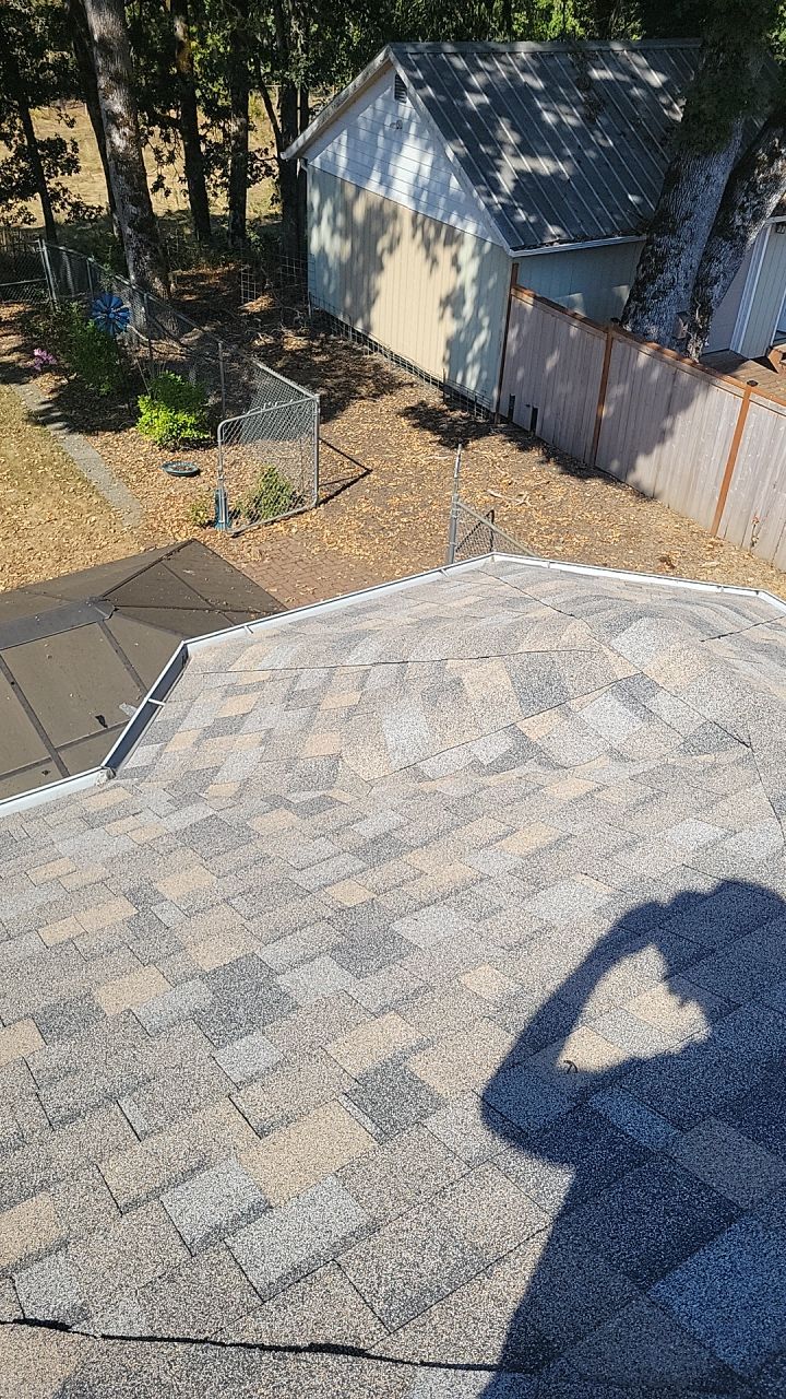 Residential Roofing Installation using IKO Dynasty (Color: Biscayne) by Orezona Building & Roofing Company, Inc.