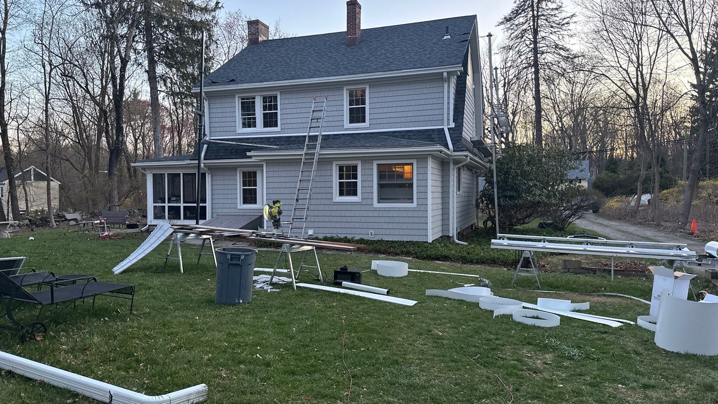 Siding Installation using Certainteed Cedar Impressions Sterling Gray by A Plus Exterior
