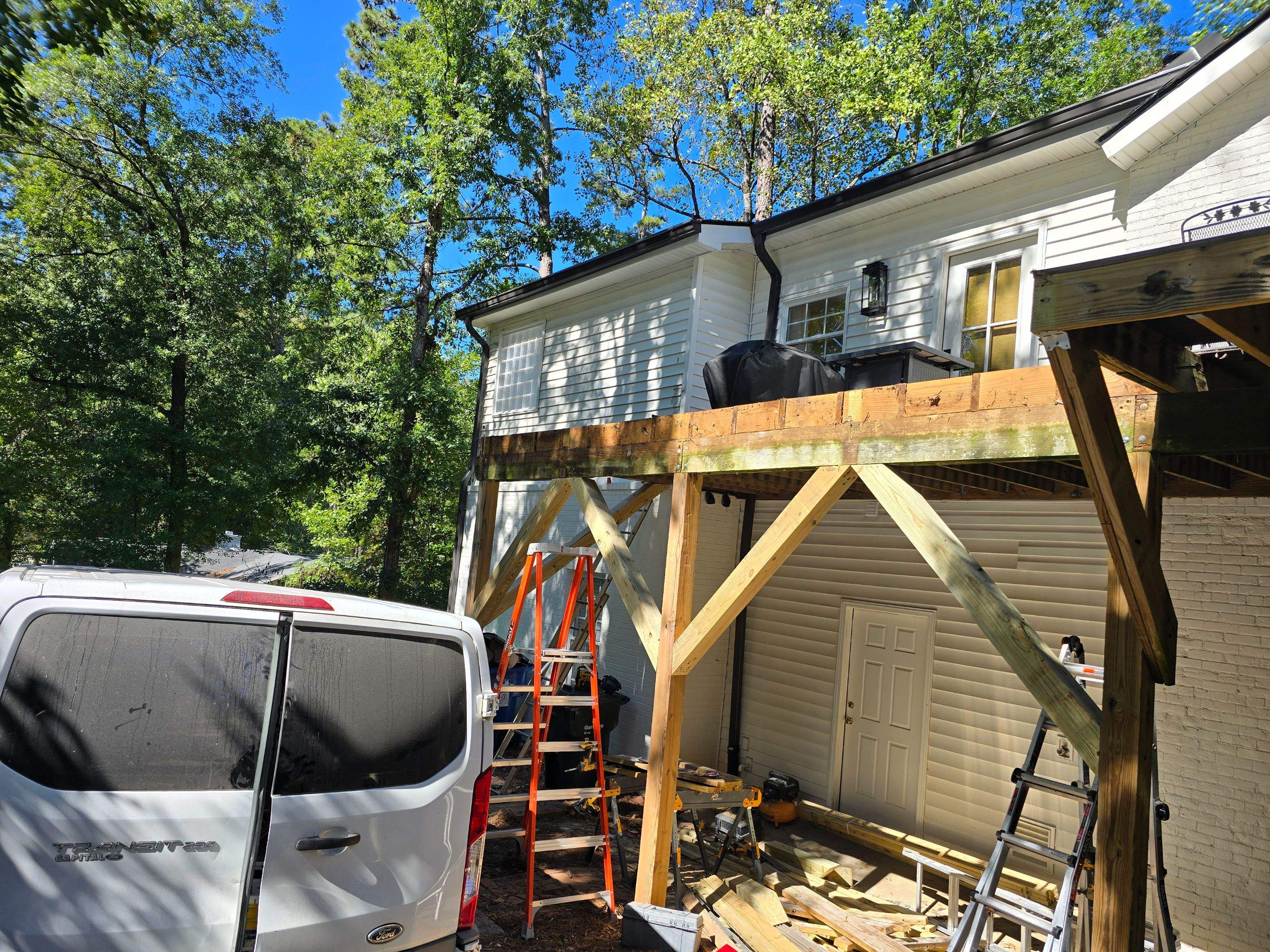 Custom Railings, Deck Support Installation, and Professional Deck Painting by Billy Weatherspoon Contractor