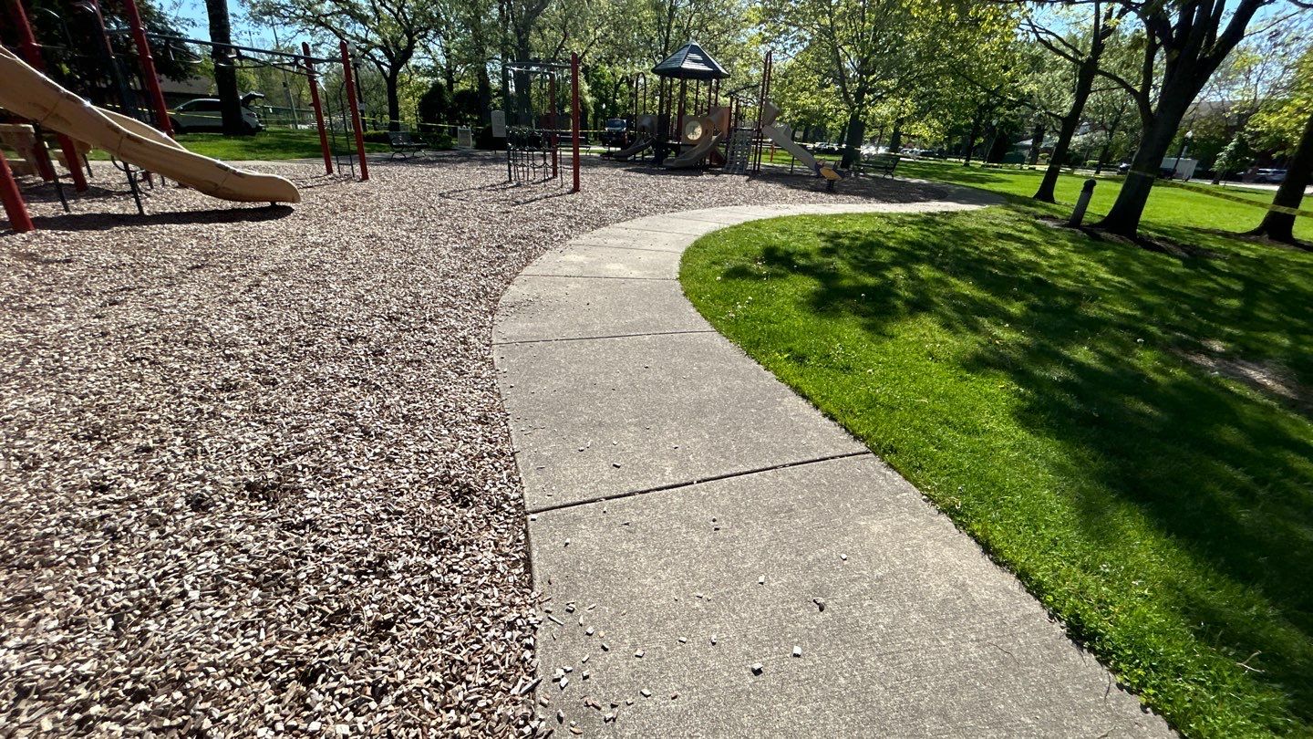 Playground cleaning by Northern Power Washing LLC.