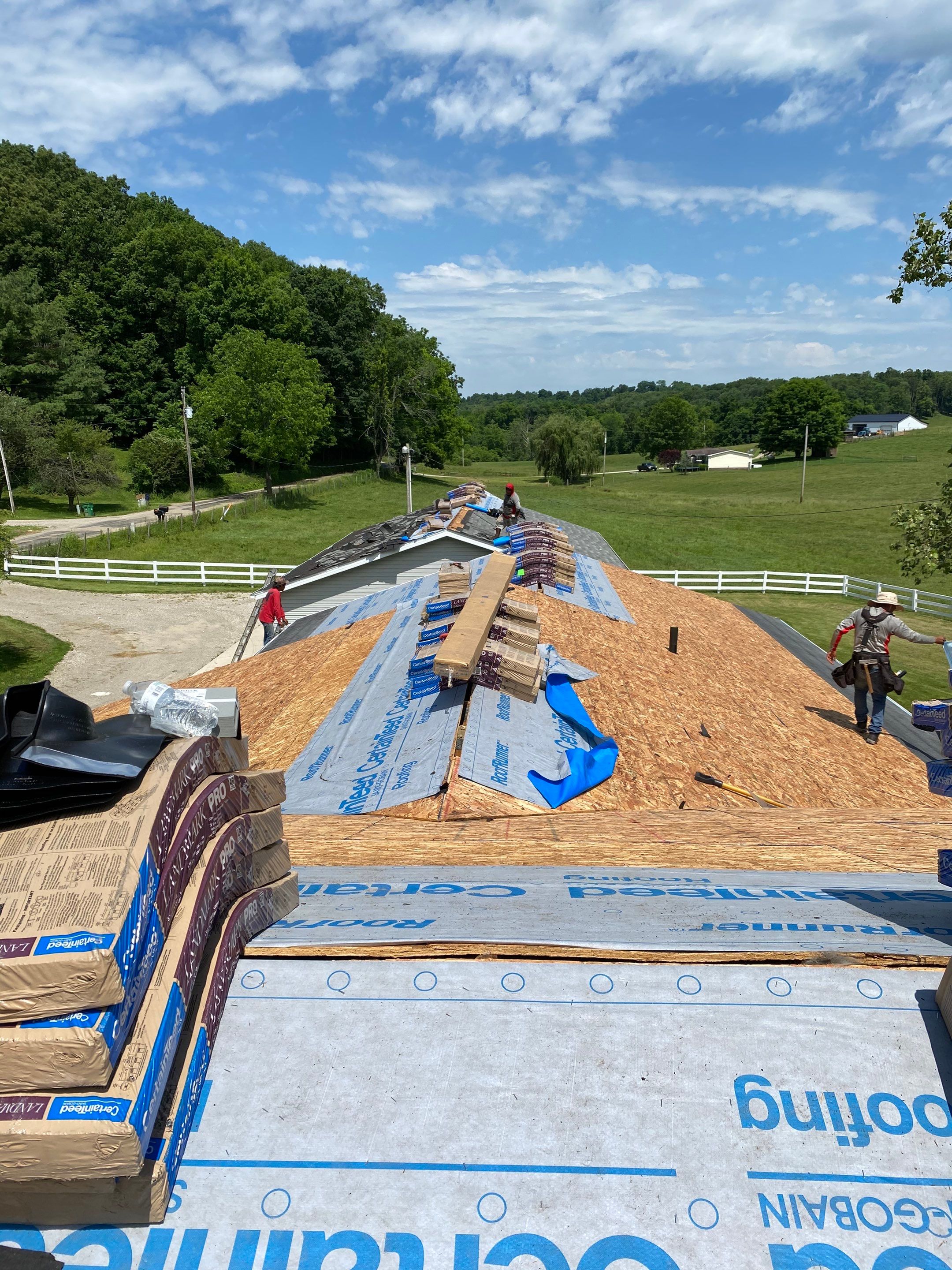 New Roof Installation by Best Exteriors Inc