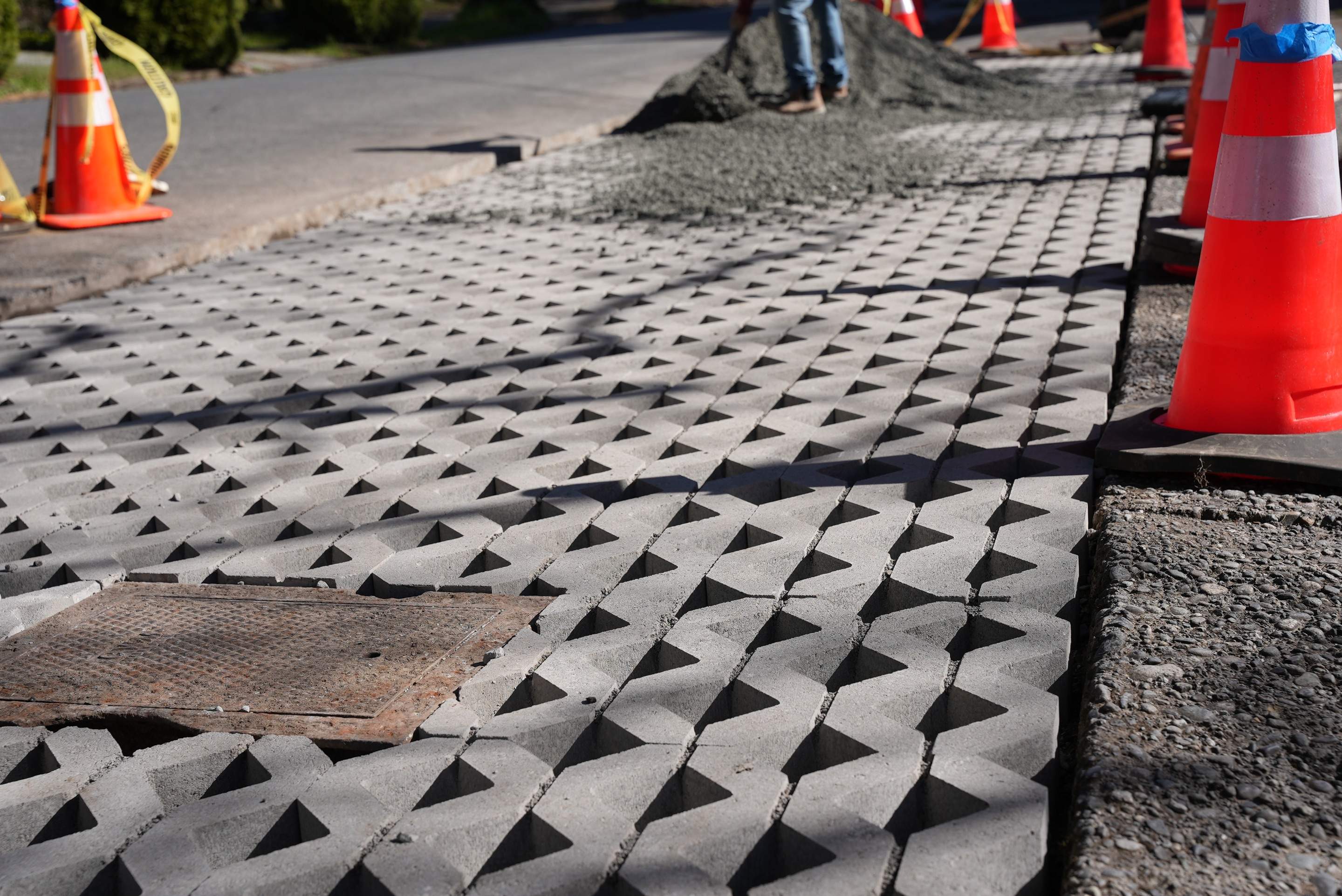 Russell | Turfstone Pavers Driveway  by Jireh Asphalt & Concrete Inc 