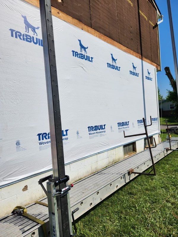 Siding Installation using Exterior Portfolio Vinyl Siding by SOS Home Ohio 