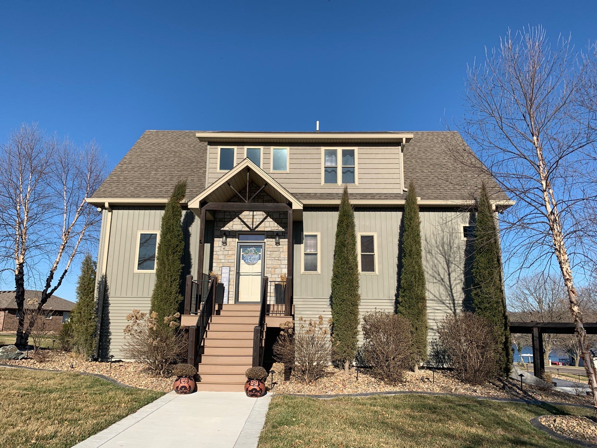 Lake Life = No Maintenance  !! by EEC  Windows, Siding & Roofing 