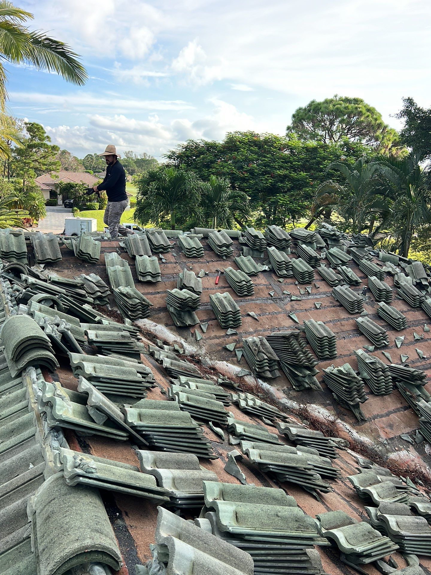 Concrete Tile Roof Replacement using Concrete Roof Tile by Aastro Roofing