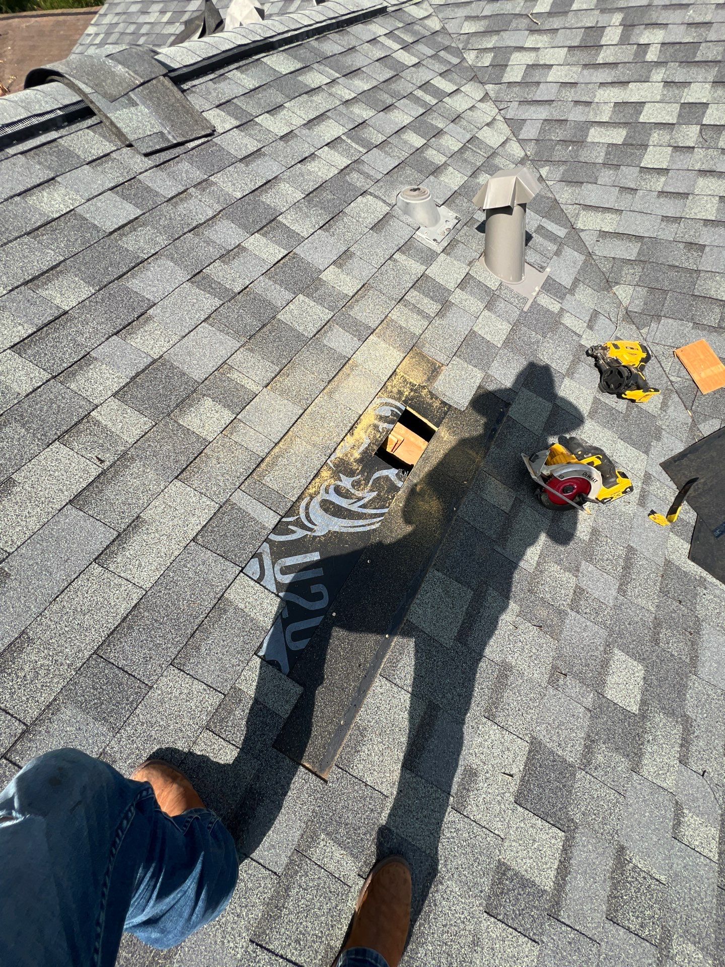 Residential Roofing Repair using Owen's Corning Duration (Lifetime) Shingles by Roof Repair Services LLC