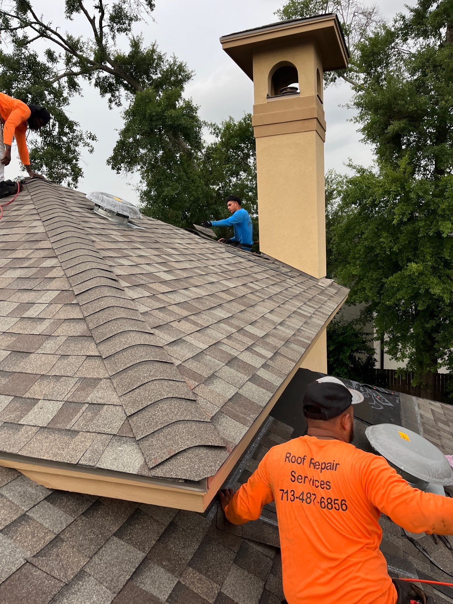 Residential Roofing Installation using Owen's Corning Duration (Lifetime) Shingles by Roof Repair Company