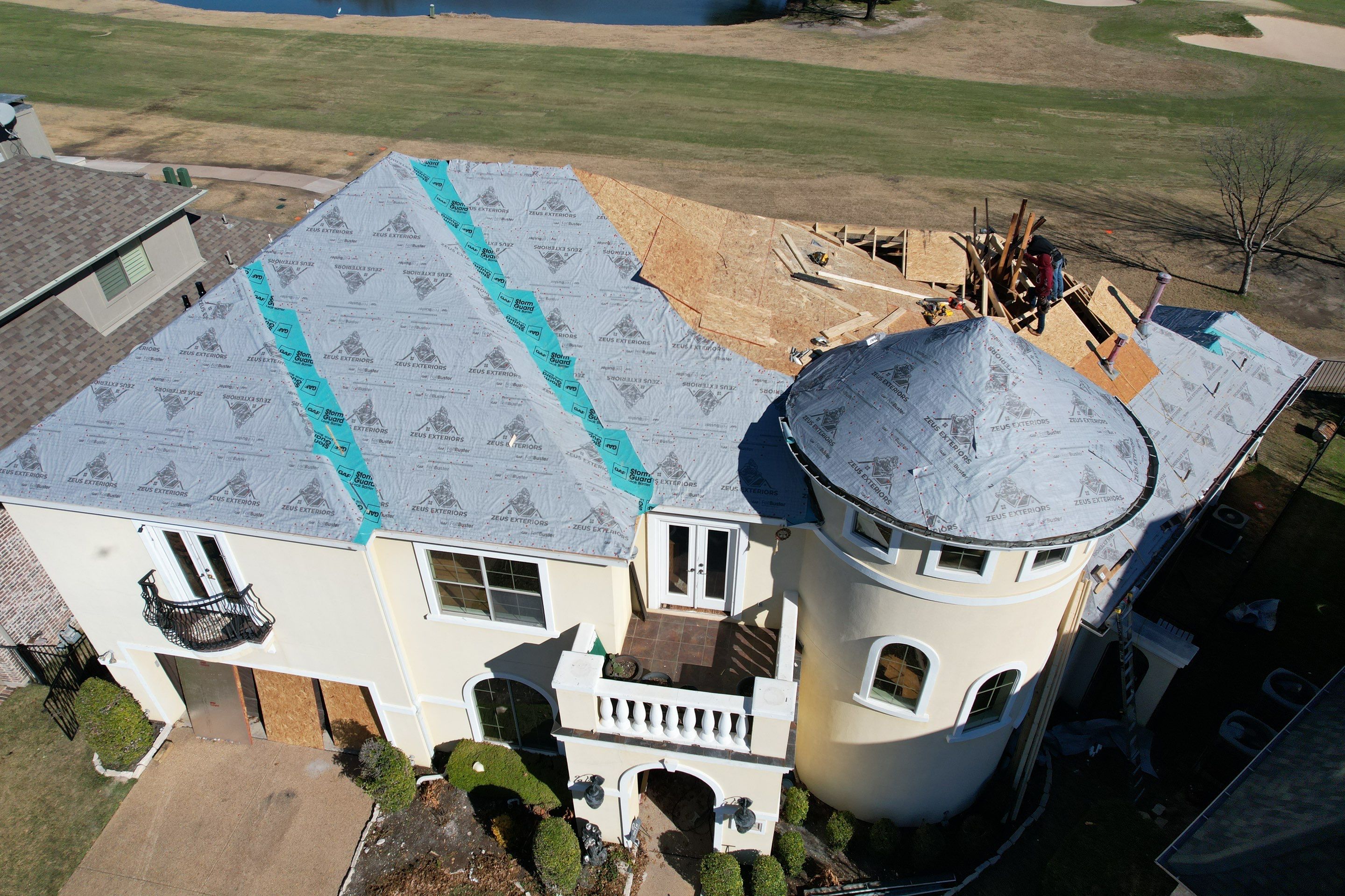 Project in Garland  by Zeus Exteriors