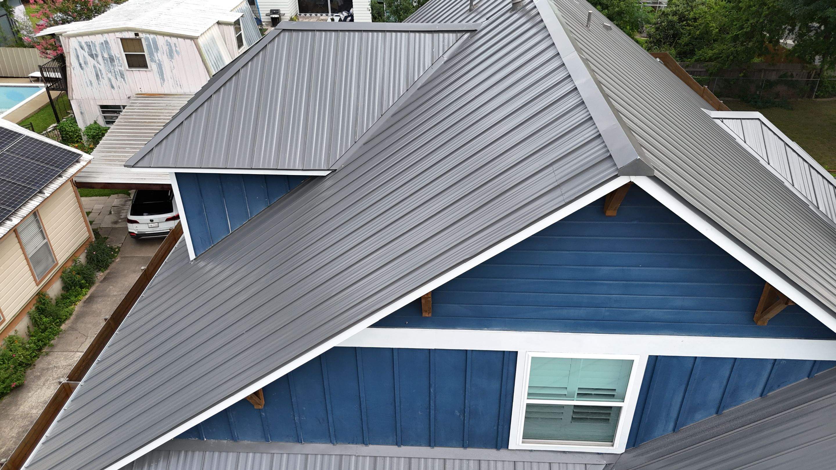 Charcoal Grey - L&A Metals LLC Type FF100, Hidden fastener/Standing Seam by RoofsOnly.com