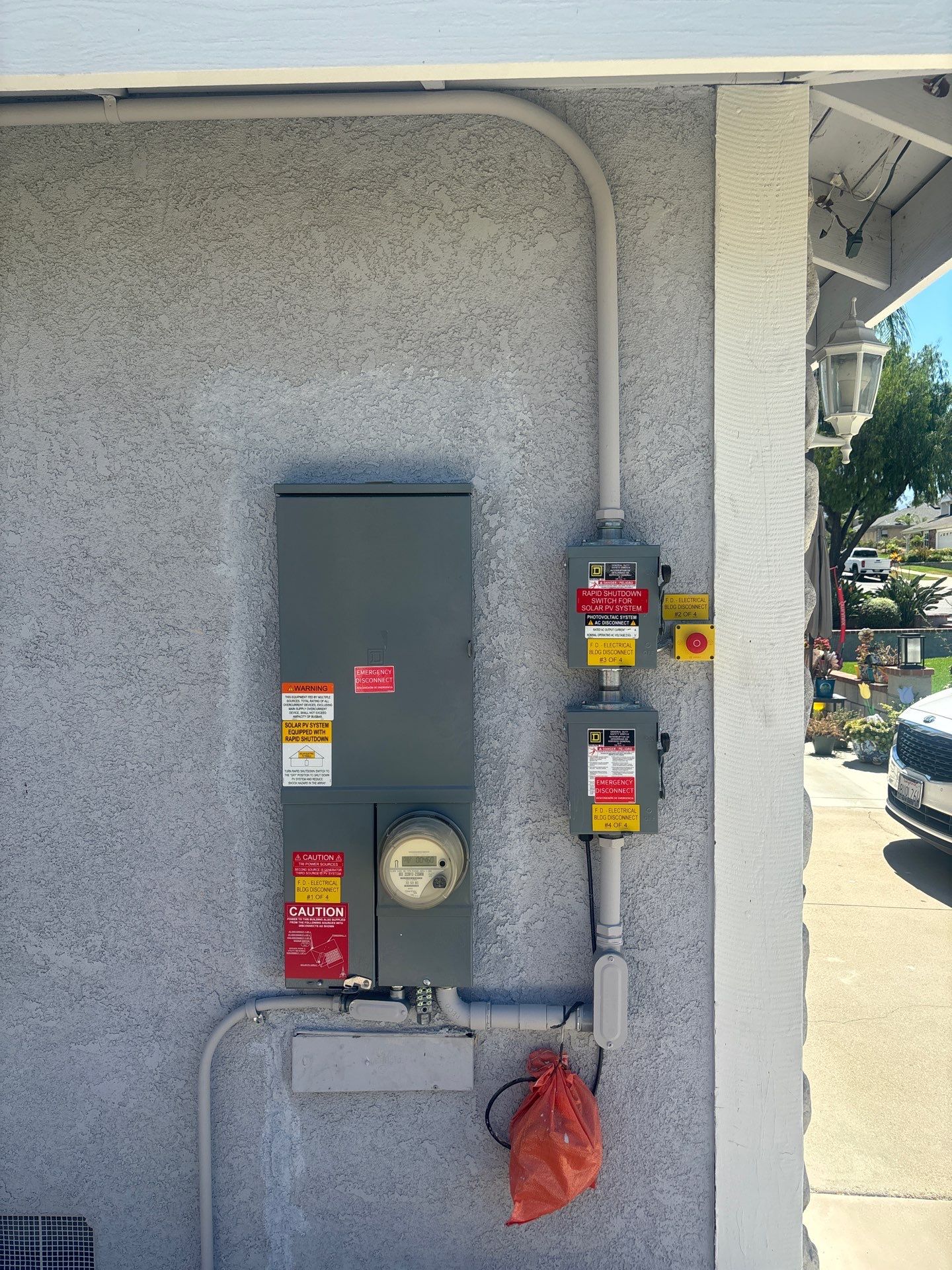 Residential Solar Array and Dual Tesla Powerwall Storage in Corona by VIBE SOLAR