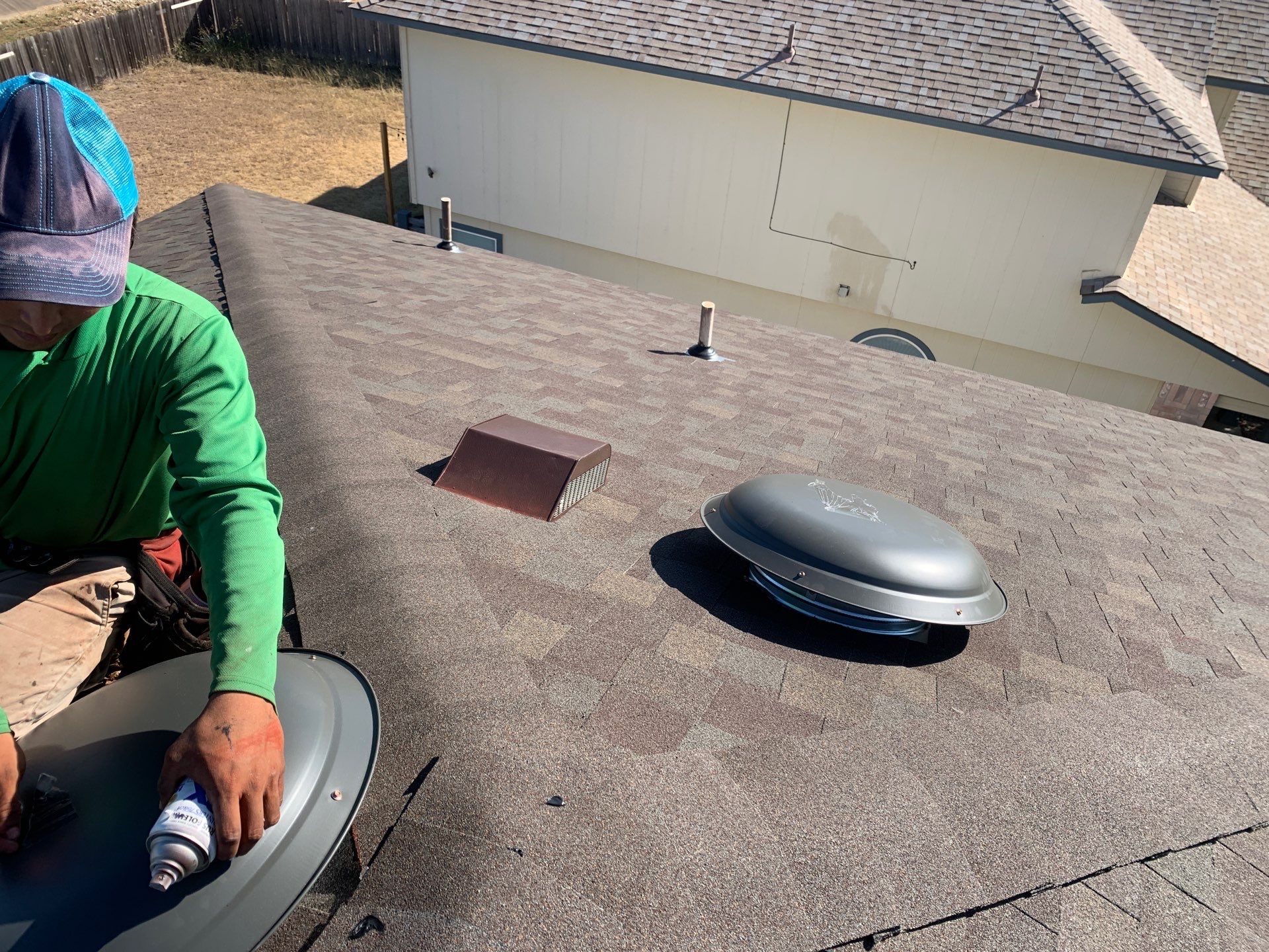 Asphalt Shingle Roof Replacement and Hail Damage Restoration in Hutto by Caliber Restoration LLC