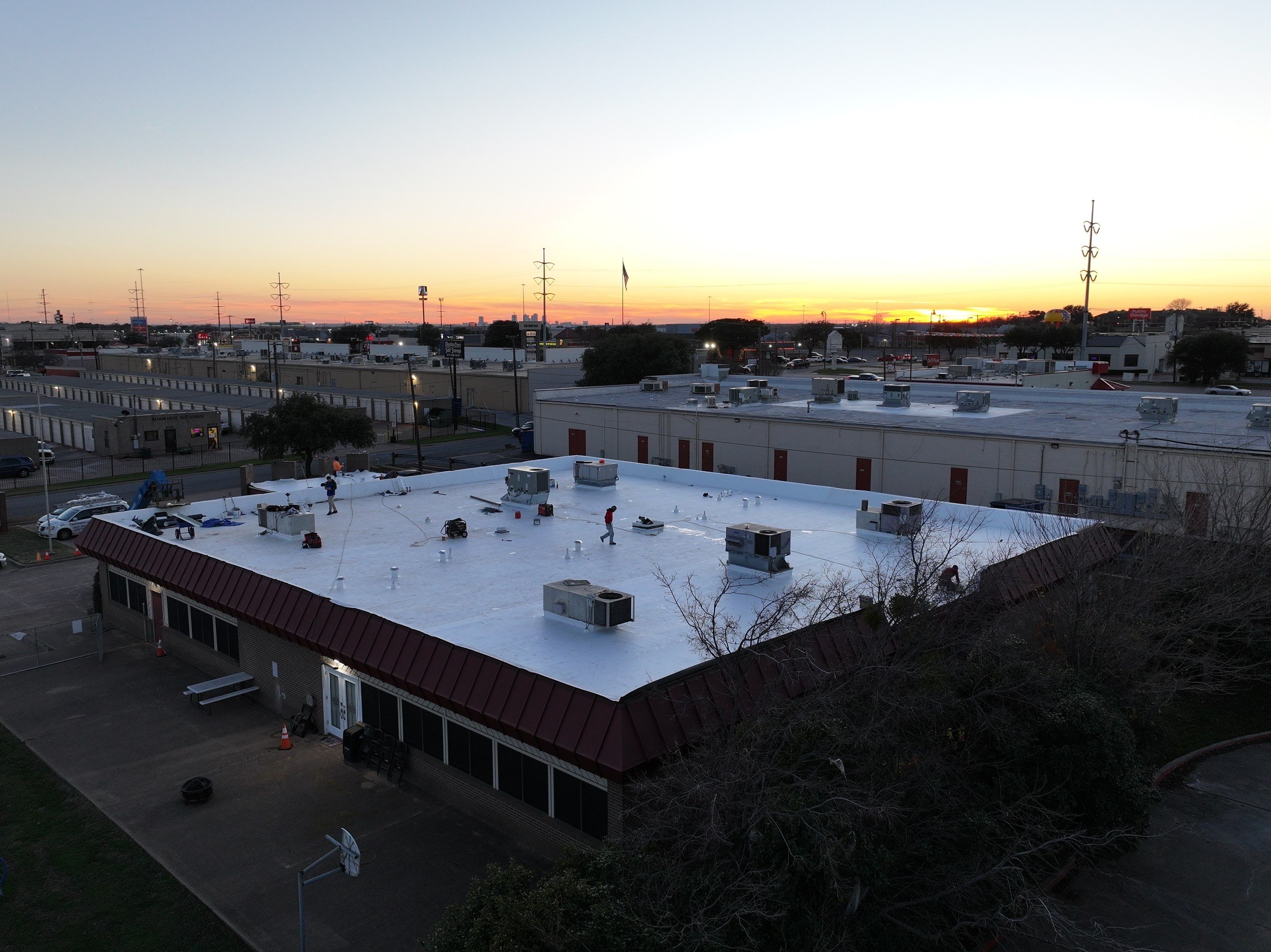 Commercial Roofing Installation using GAF Evergaurd TPO 60 Mil by Becker Roofing and Exteriors