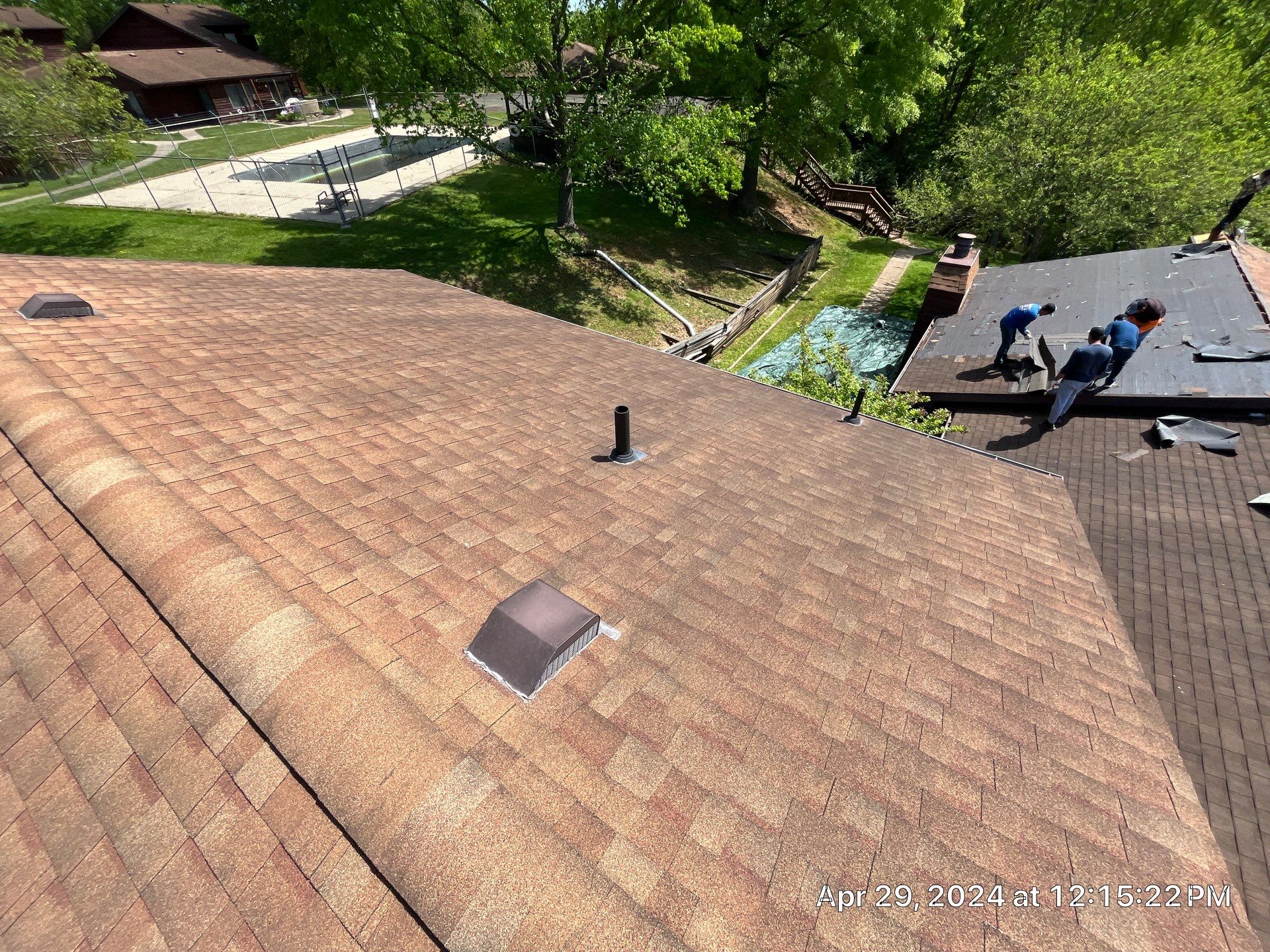 Commercial Roofing Installation using Certainteed Landmark Pro Shingles by Fahey Roofing + Contracting