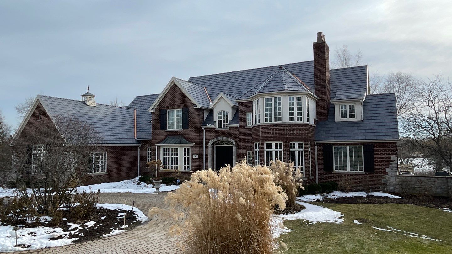 DaVinci Bellaforte Slate Installation with Copper Valleys by Custom Installations, Inc.