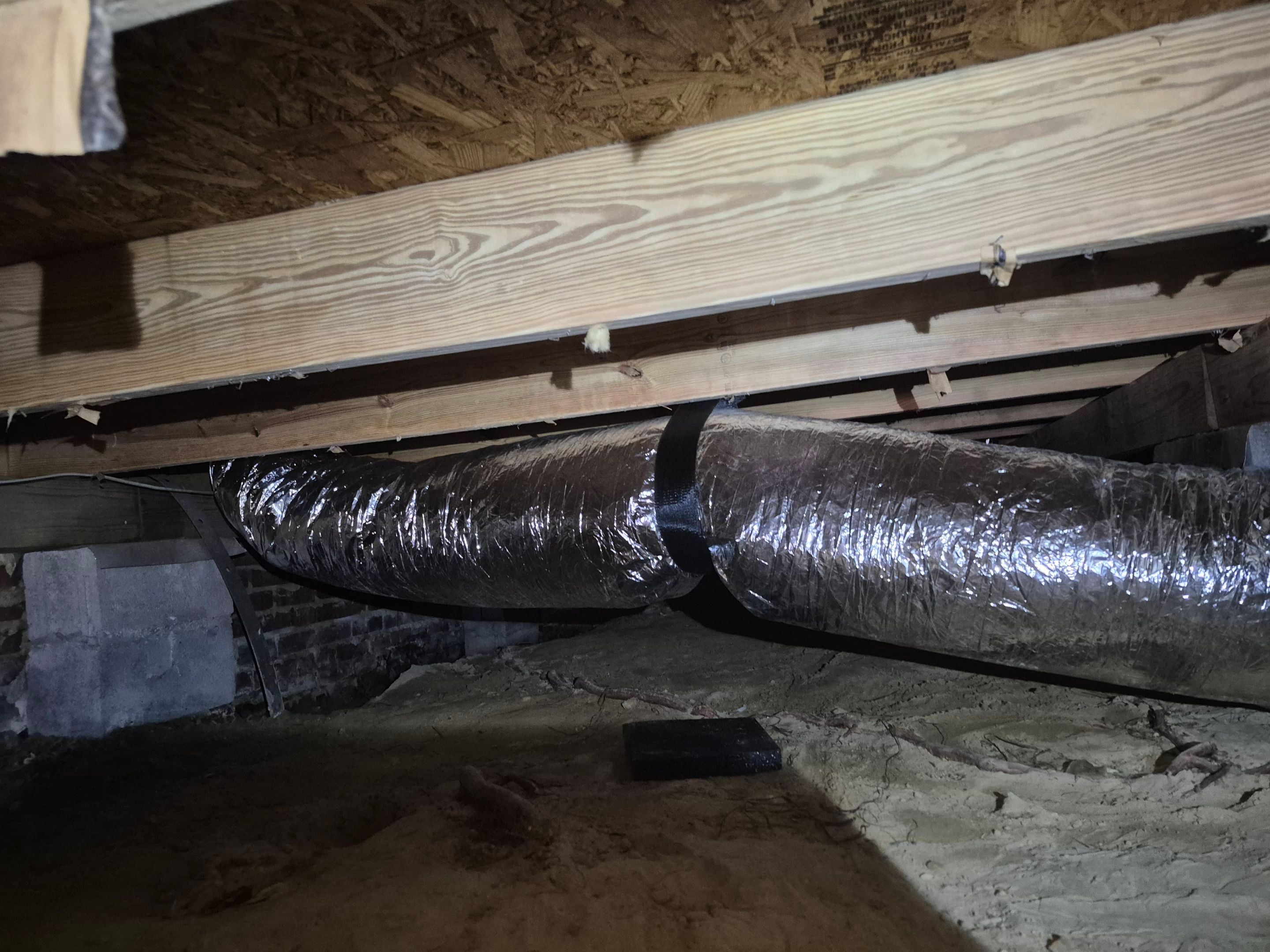 Project in Chesapeake by Patriot Crawl Space Repairs